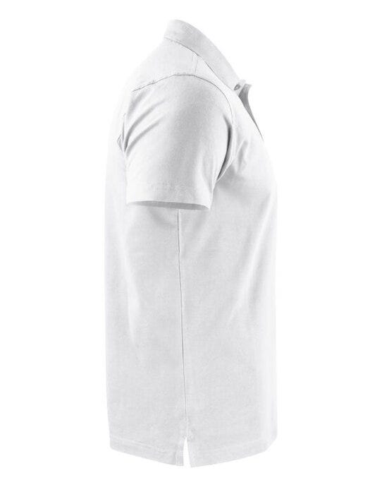 Printer Essentials PE2265022 Printer Mens Surf Light RSX Polo - White