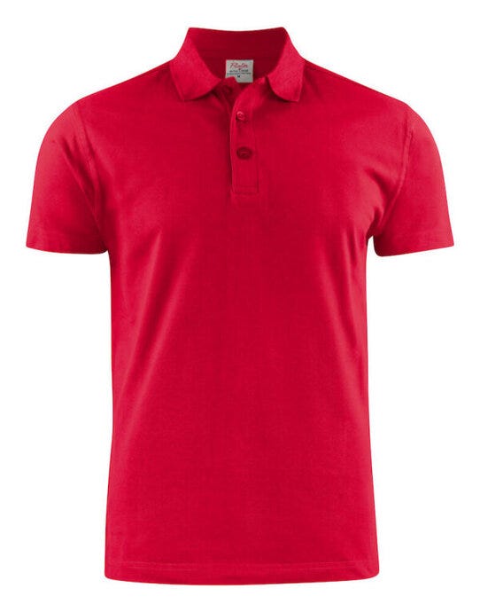 Printer Essentials PE2265022 Printer Mens Surf Light RSX Polo - Red