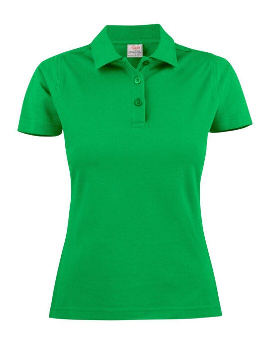 Printer Essentials PE2265023 Printer Ladies Surf Light Polo - Fresh Green