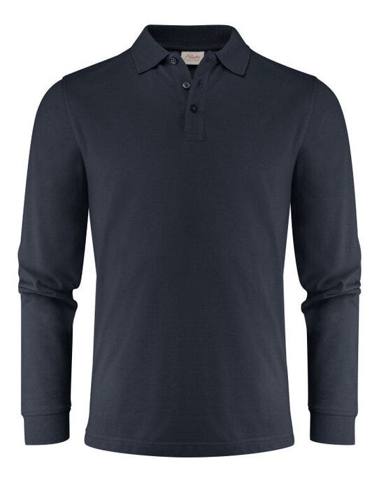 Printer Essentials PE2265026 Printer Mens Surf Pro LS Polo - Dark Navy