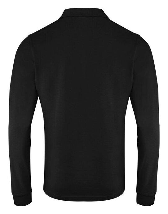 Printer Essentials PE2265026 Printer Mens Surf Pro LS Polo - Black