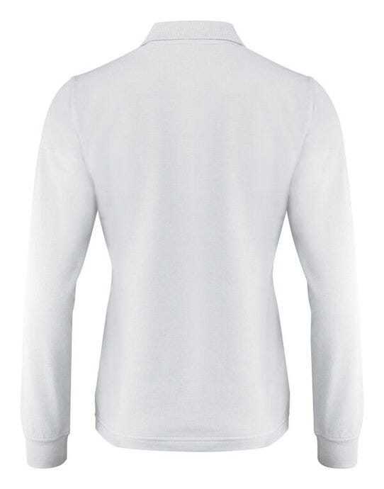 Printer Essentials PE2265027 Printer Ladies Surf Pro LS Polo - White