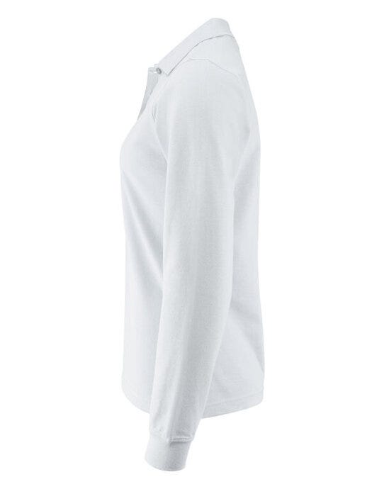 Printer Essentials PE2265027 Printer Ladies Surf Pro LS Polo - White