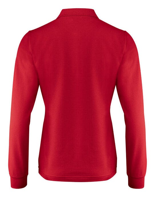 Printer Essentials PE2265027 Printer Ladies Surf Pro LS Polo - Red
