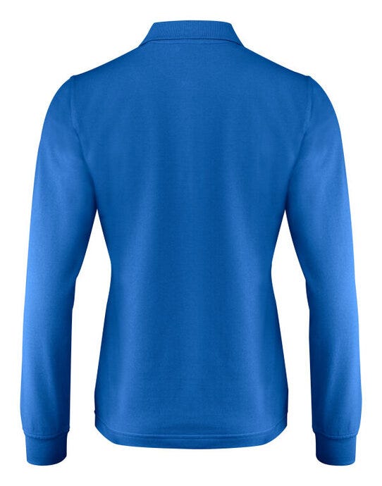 Printer Essentials PE2265027 Printer Ladies Surf Pro LS Polo - Ocean Blue