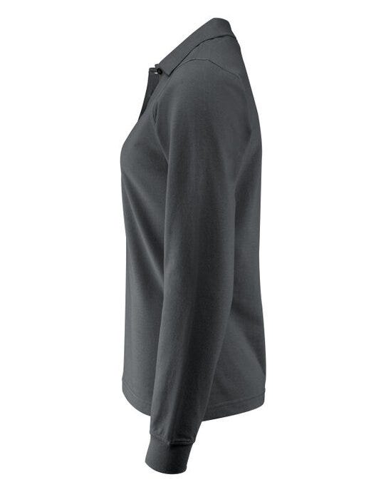 Printer Essentials PE2265027 Printer Ladies Surf Pro LS Polo - Steel Grey