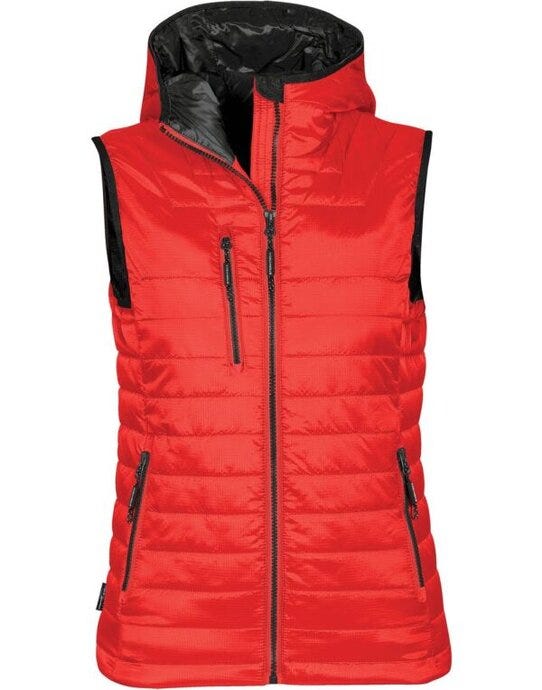 Stormtech PFV-2W Lady Gravity ThermalBodywarmer - True Red/Black