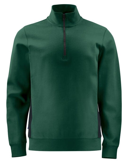 ProJob Workwear PJ642128 ProJob Prio 2128 1/2 Zip Sweatshirt - Forest Green