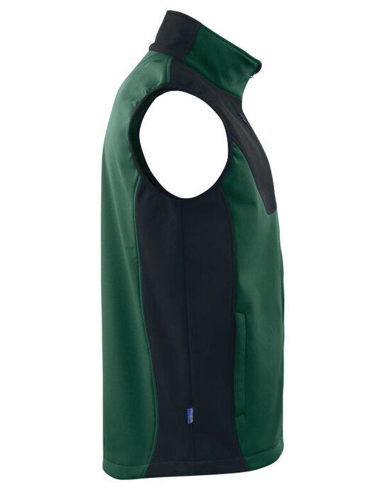 ProJob Workwear PJ643702 ProJob Prio 3702 Softshell Vest - Forest Green