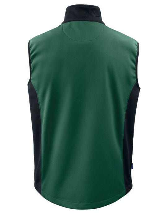 ProJob Workwear PJ643702 ProJob Prio 3702 Softshell Vest - Forest Green