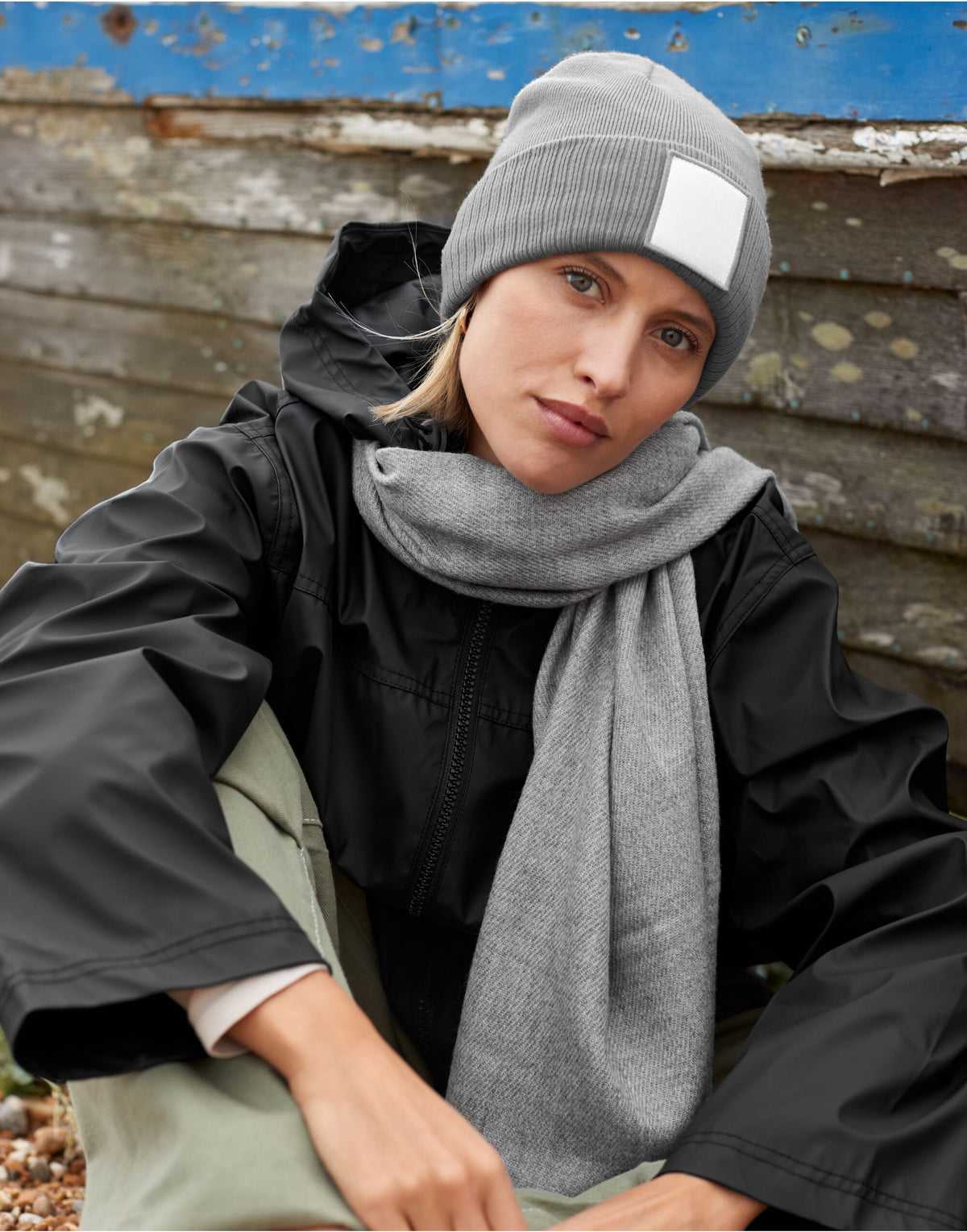 Product image of Beechfield B337R Appliqué Patch Beanie