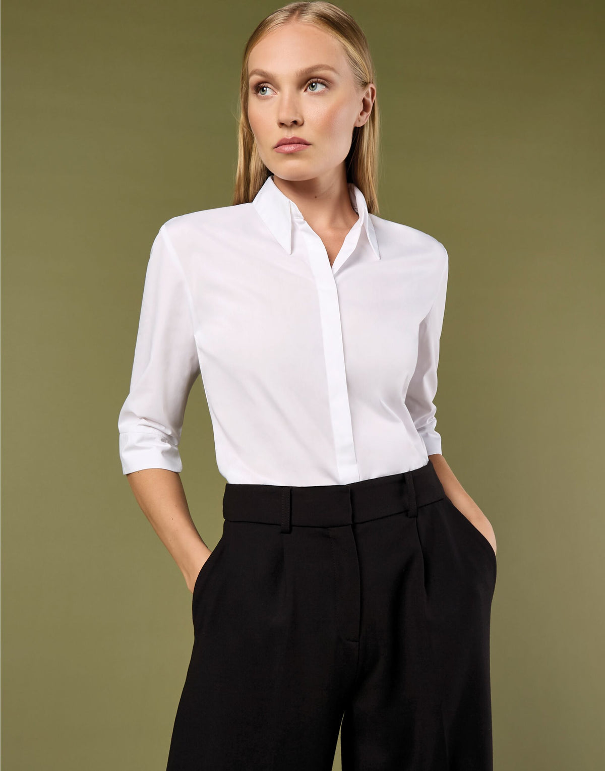 Product image of Kustom Kit KK715 Ladies 3/4 Continental Blouse