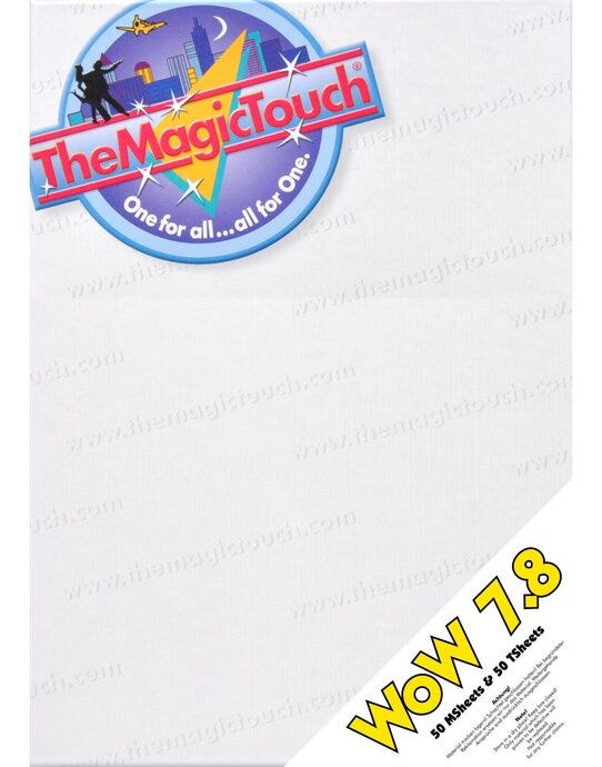 The Magic Touch WOW78A4XL MagicTouch WoW7.8 A4XL Paper (50 Sheets)