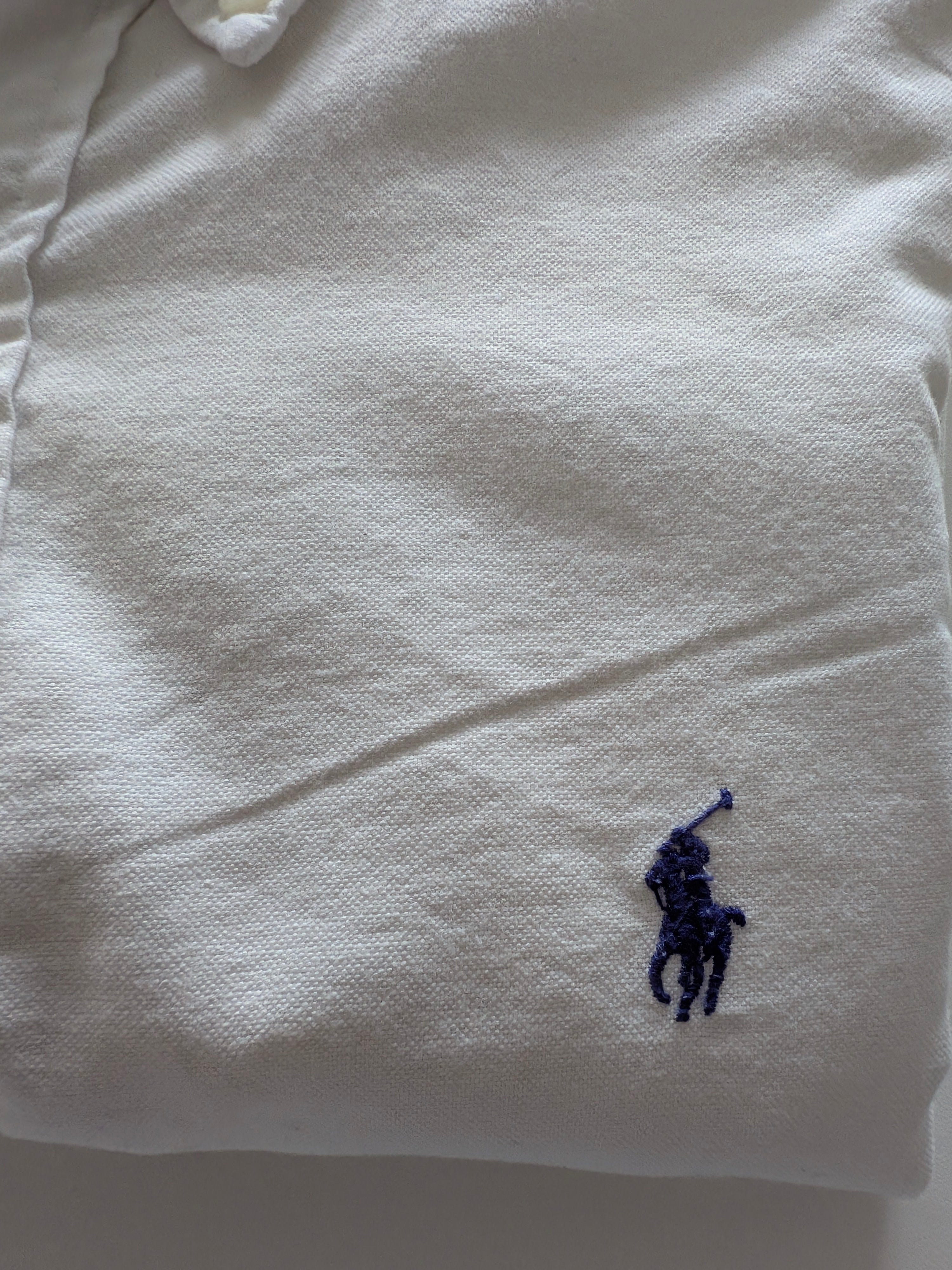 Ralph Lauren Men’s Short Sleeve Shirt Size S White Cotton Classic Fit Pony Logo - USASTARFASHION