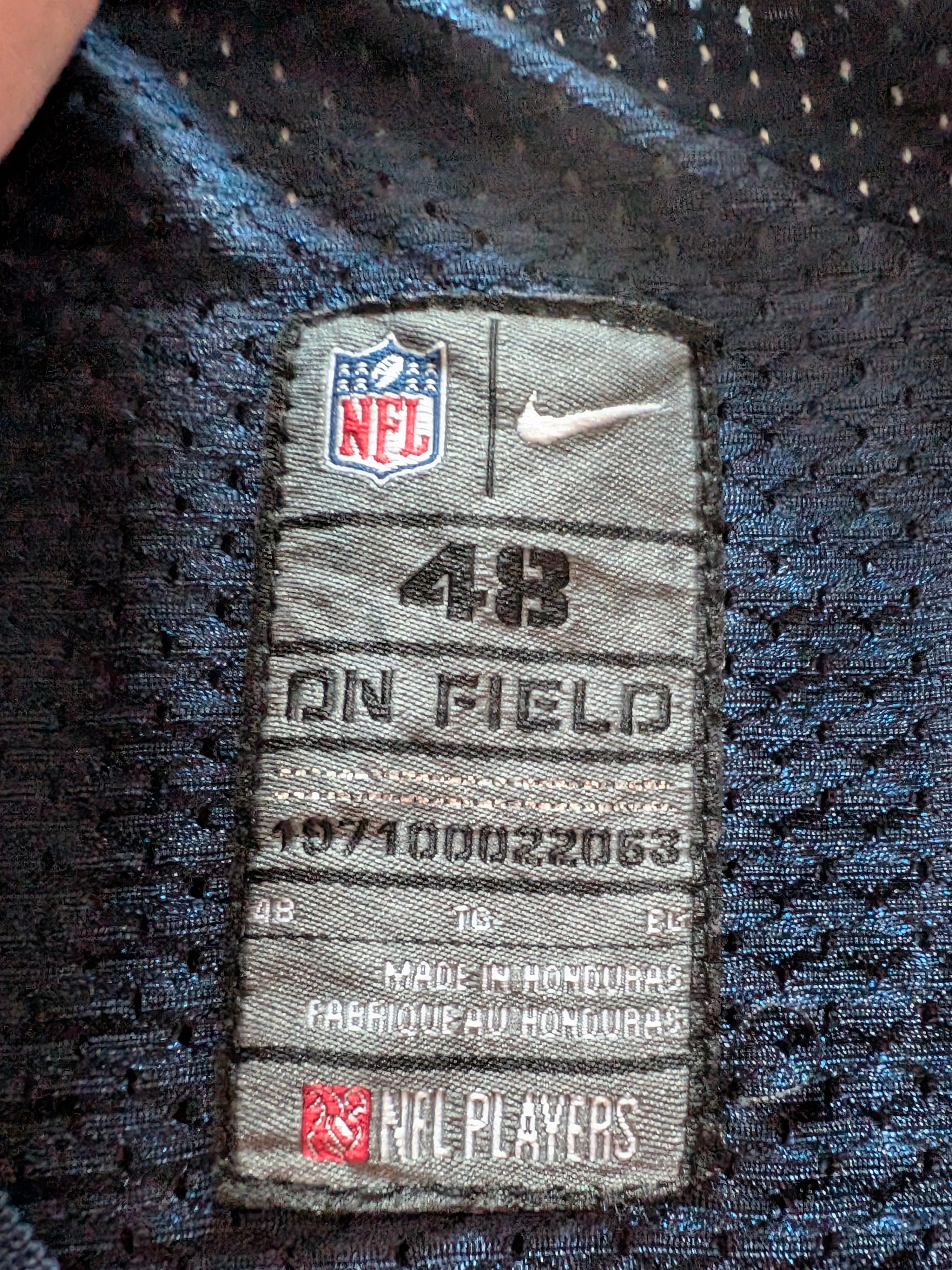 Nike On Field New England Patriots #54 Tedy Bruschi Jersey — Size 48 - USASTARFASHION