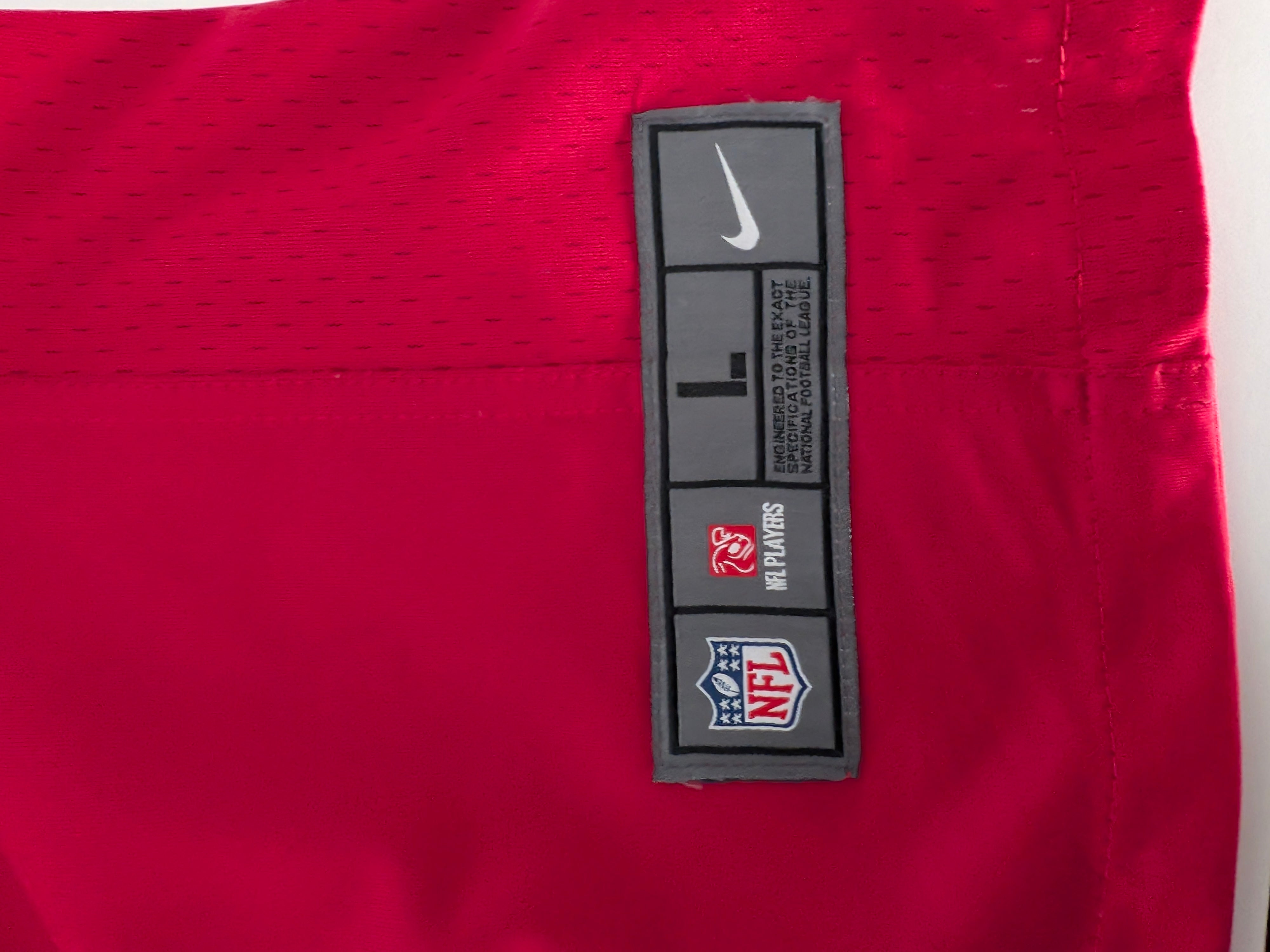 Nike On Field San Francisco 49ers #85 Jersey — Red — Size L - USASTARFASHION