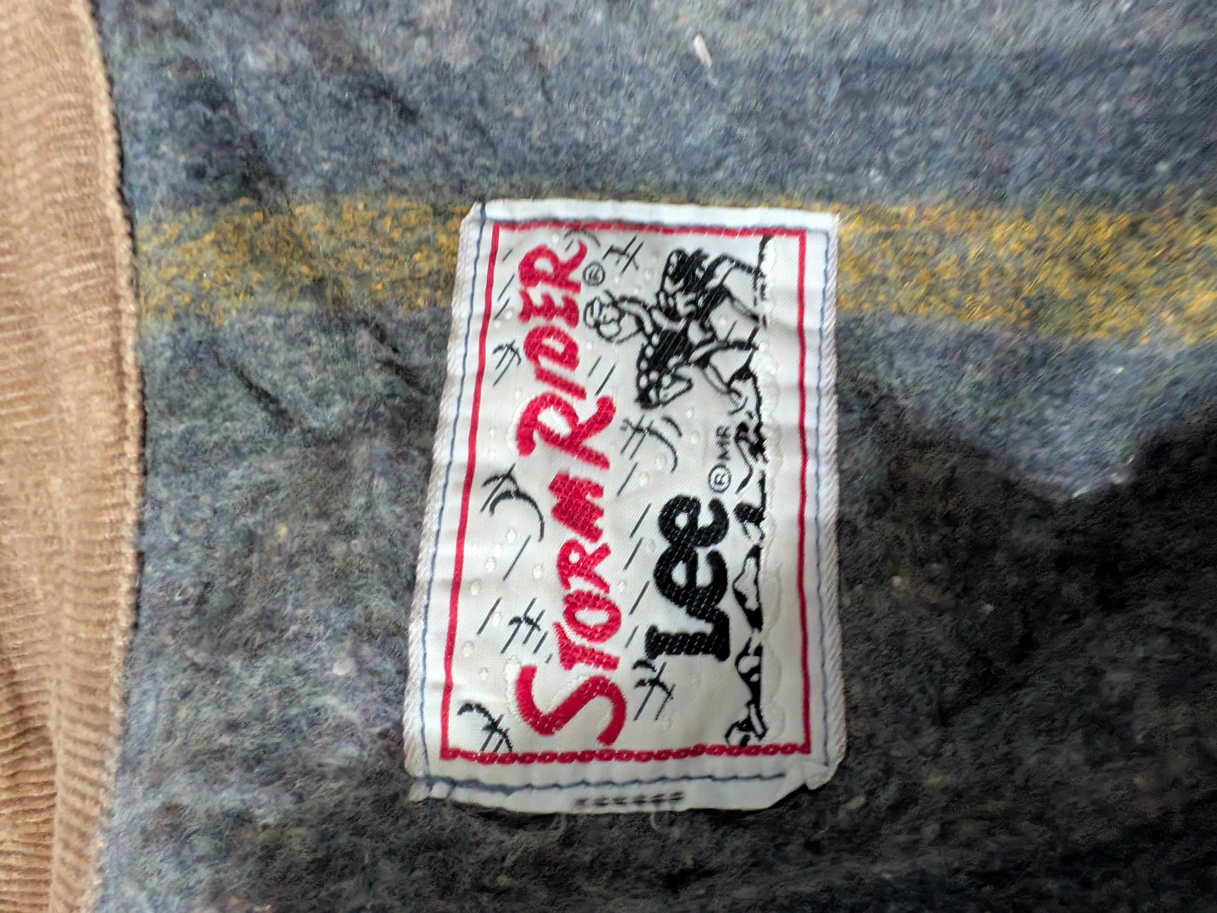 Lee Storm Rider Denim Jacket – Corduroy Collar – Blanket Lining – Medium