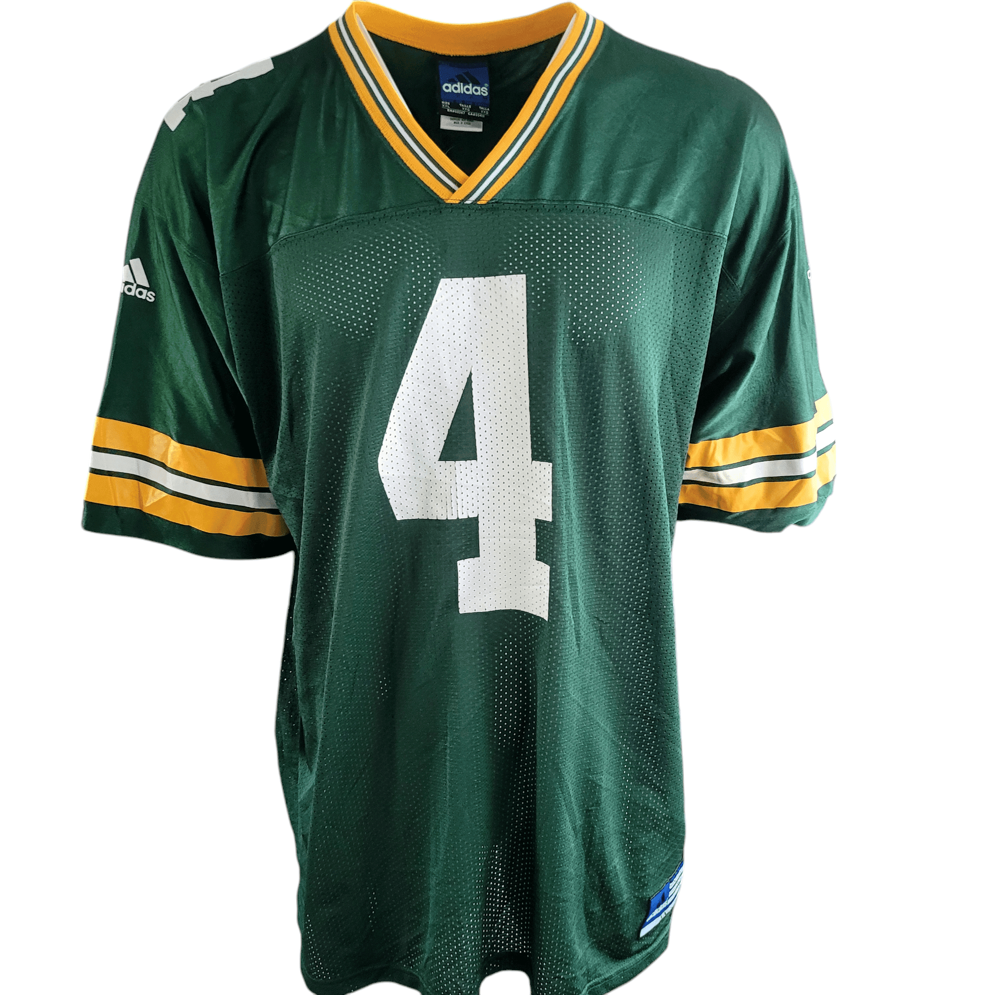 Adidas Green Bay Packers Brett Favre 4 Jersey - Size XXL - USASTARFASHION