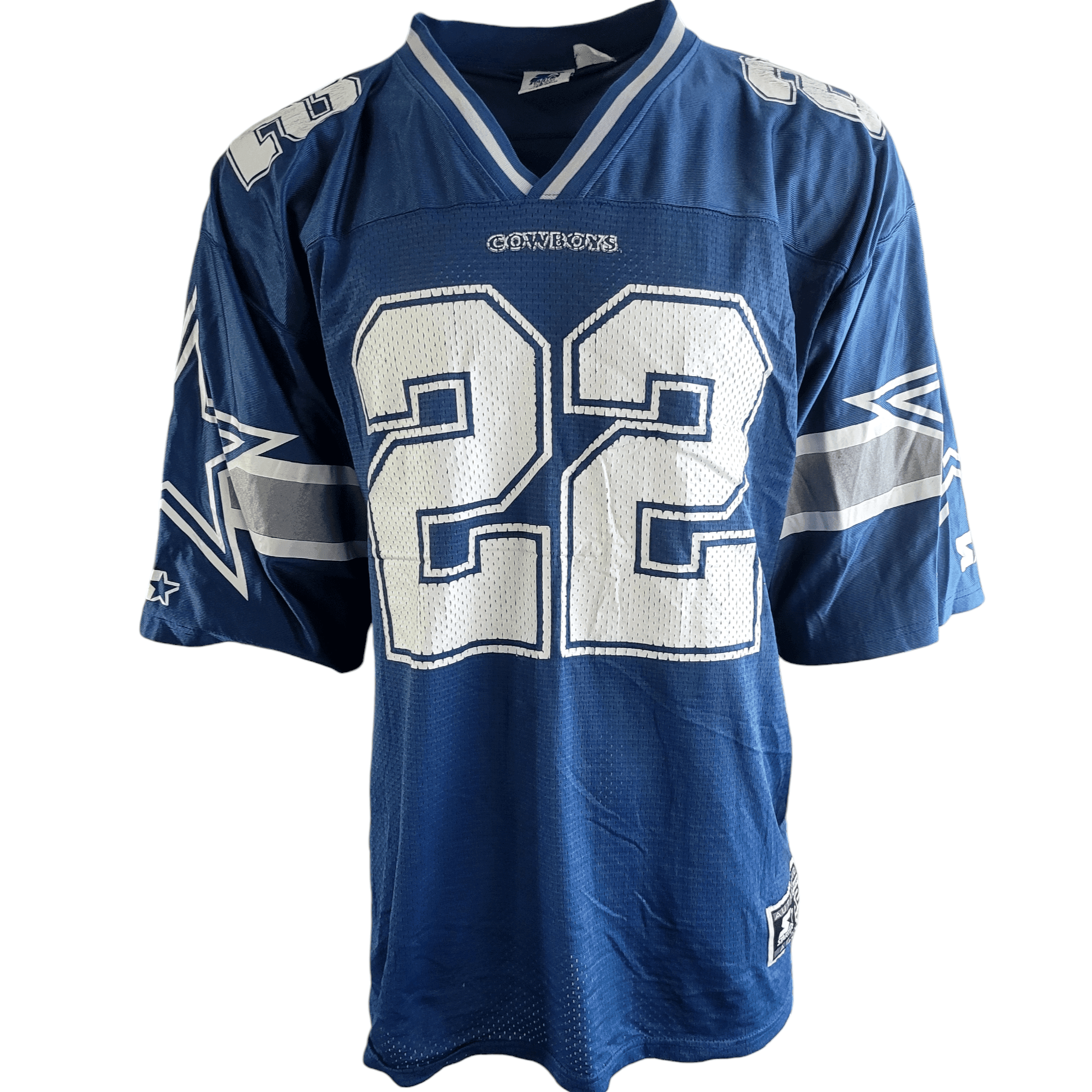 Vintage Starter Dallas Cowboys 22 E. Smith Jersey - Size 52/XL - USASTARFASHION