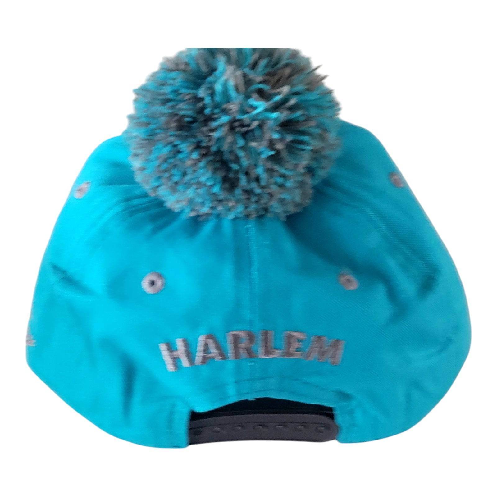 State Property Harlem Junior Snapback Hat - Turquoise with Pom Pom, Adjustable Fit - USASTARFASHION
