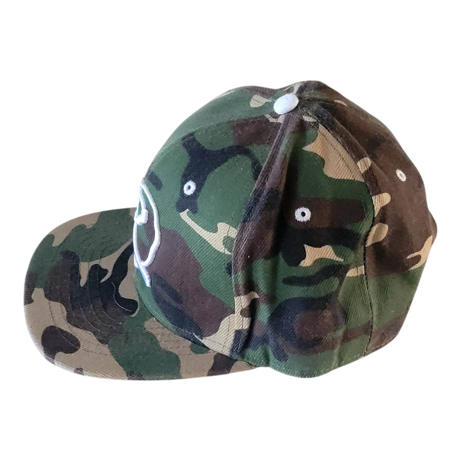 Vintage Camo Snapback Hat - Rampworx Skatepark Embroidered Design, Adjustable Fit - USASTARFASHION