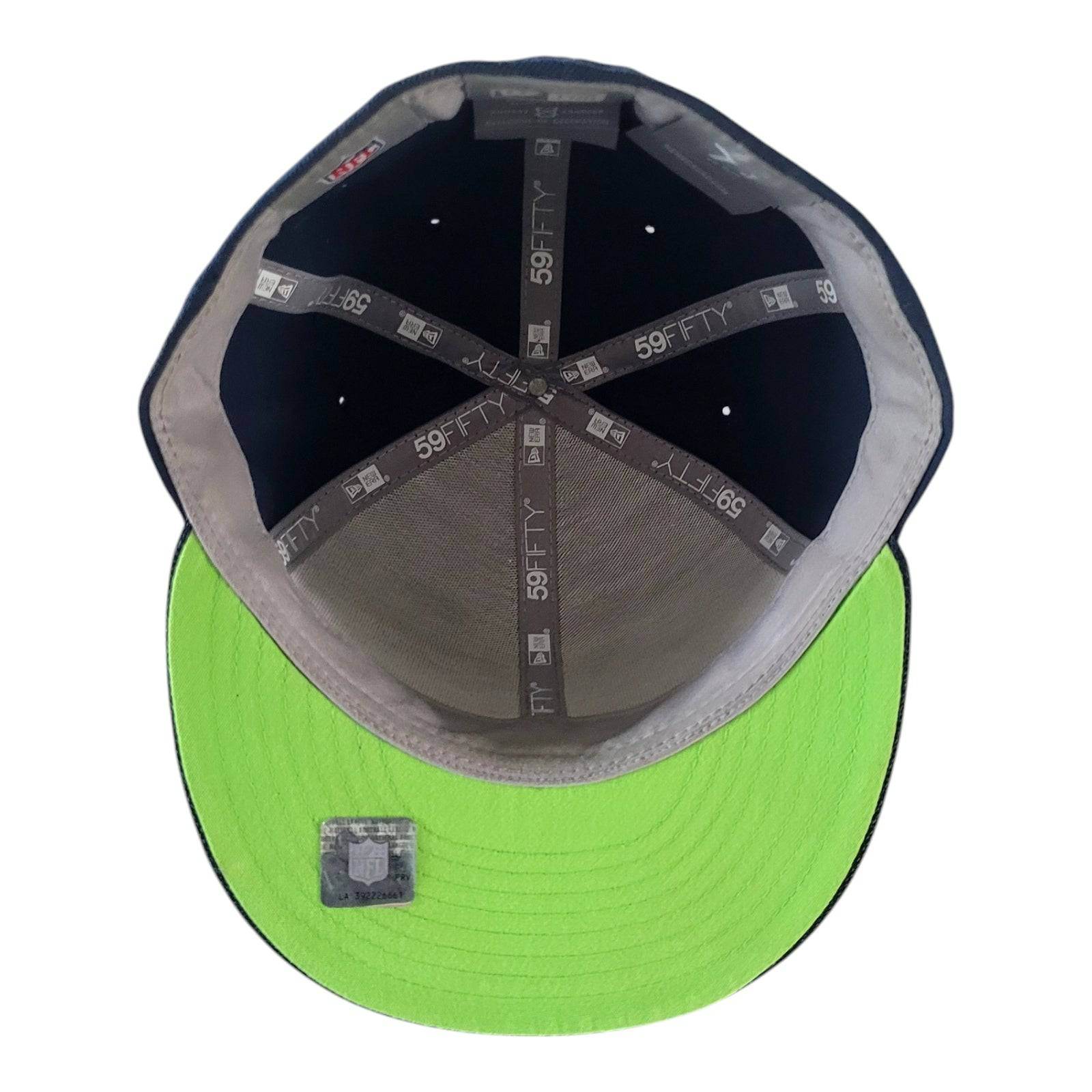 Vintage Seattle Seahawks New Era 59FIFTY Cap 7 1/8 (56.8cm) - USASTARFASHION
