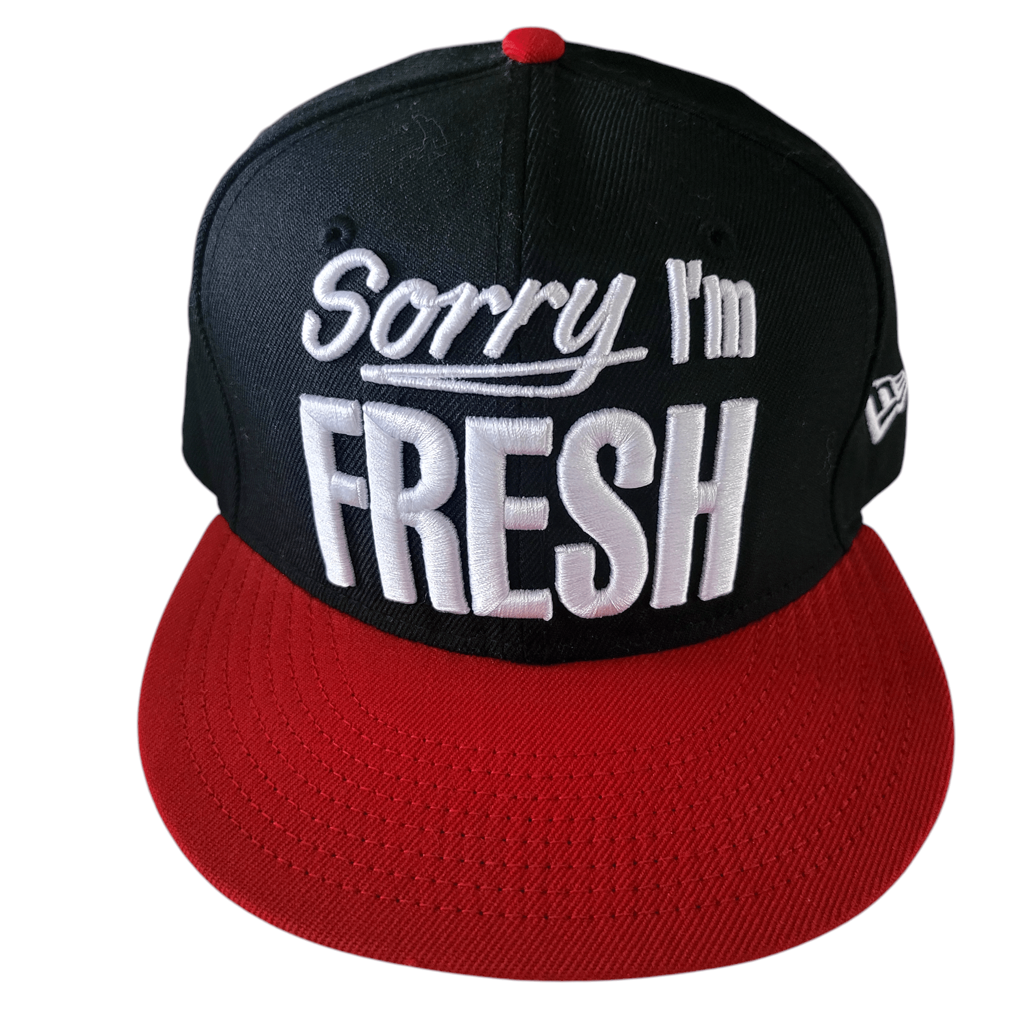 Vintage New Era "Sorry I'm Fresh" 9Fifty Snapback Hat - USASTARFASHION