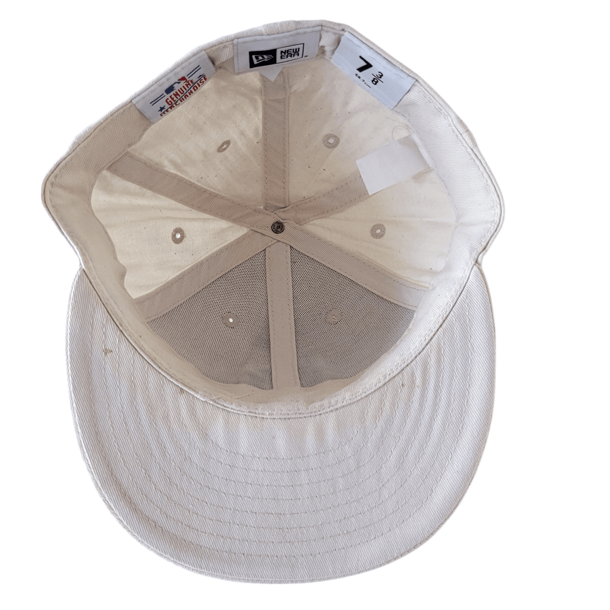 New Era Yankees White Cap 7 3/8 (58.7 cm) - USASTARFASHION