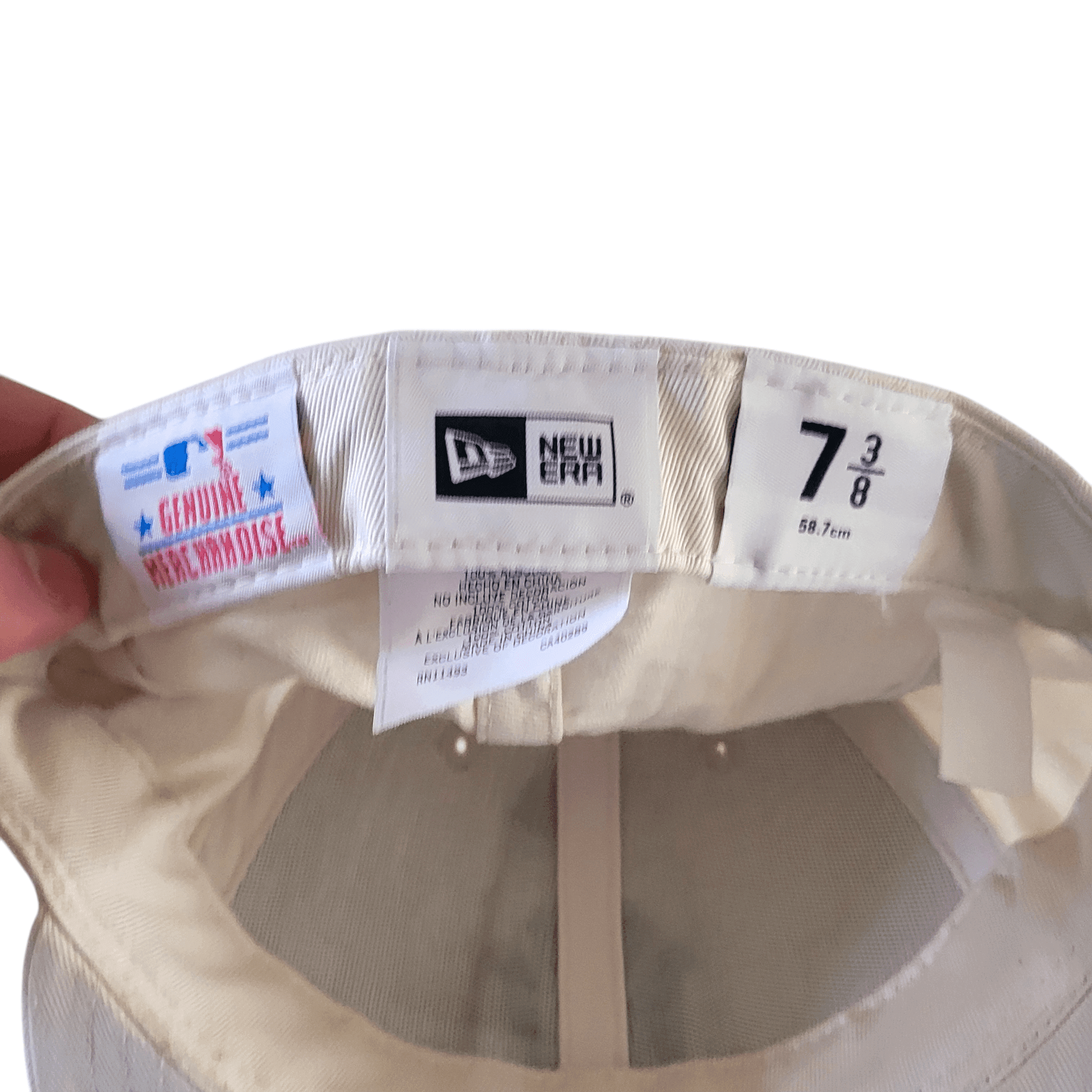 New Era Yankees White Cap 7 3/8 (58.7 cm) - USASTARFASHION