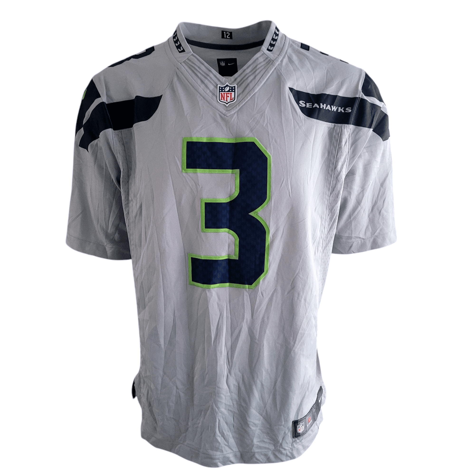 Seattle Seahawks Russell Wilson Jersey (XL) - USASTARFASHION