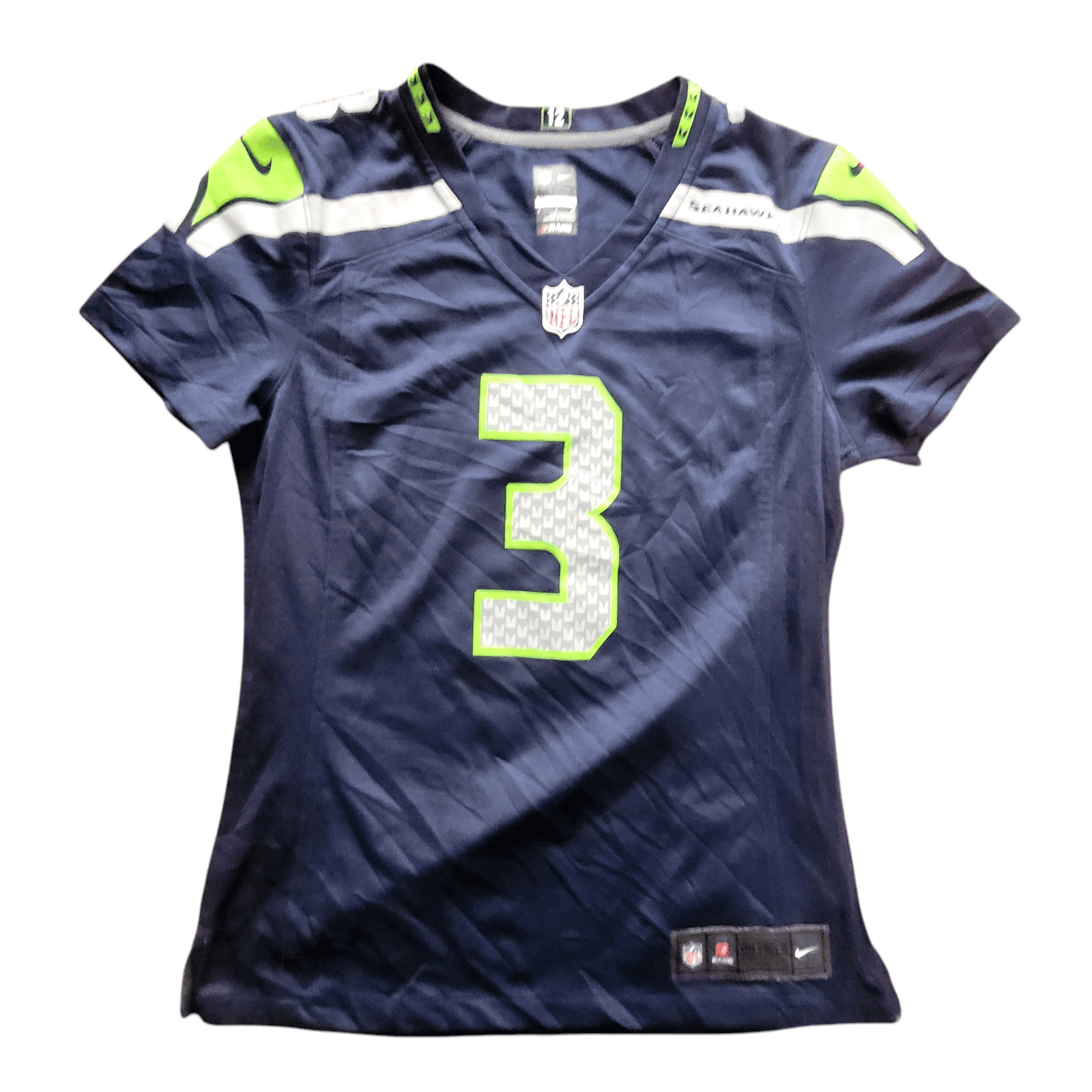 Seattle Seahawks Women's Jersey - Wilson 3 - Size Small - USASTARFASHION