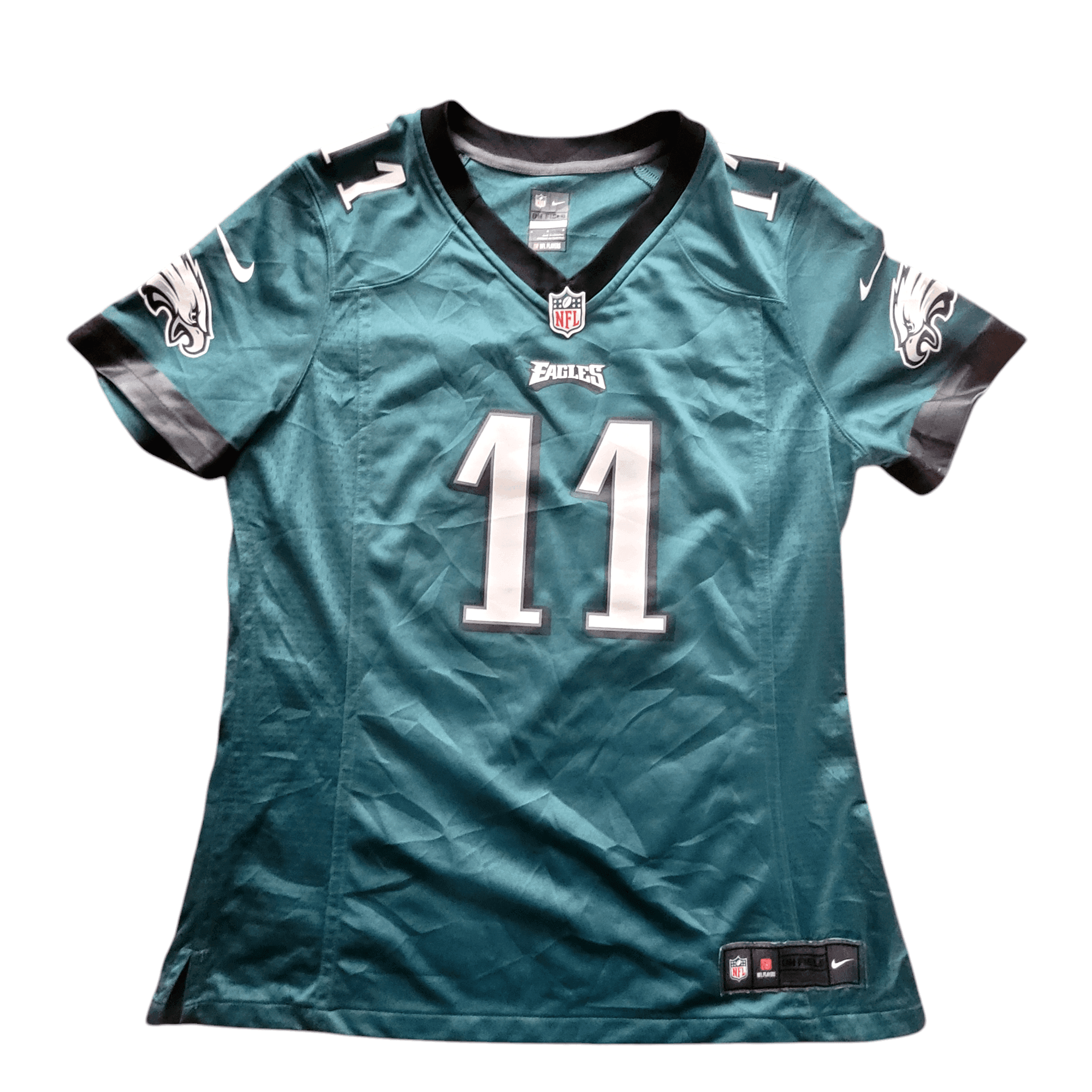 Philadelphia Eagles Women's Jersey - Wentz 11 - Size Large - USASTARFASHION