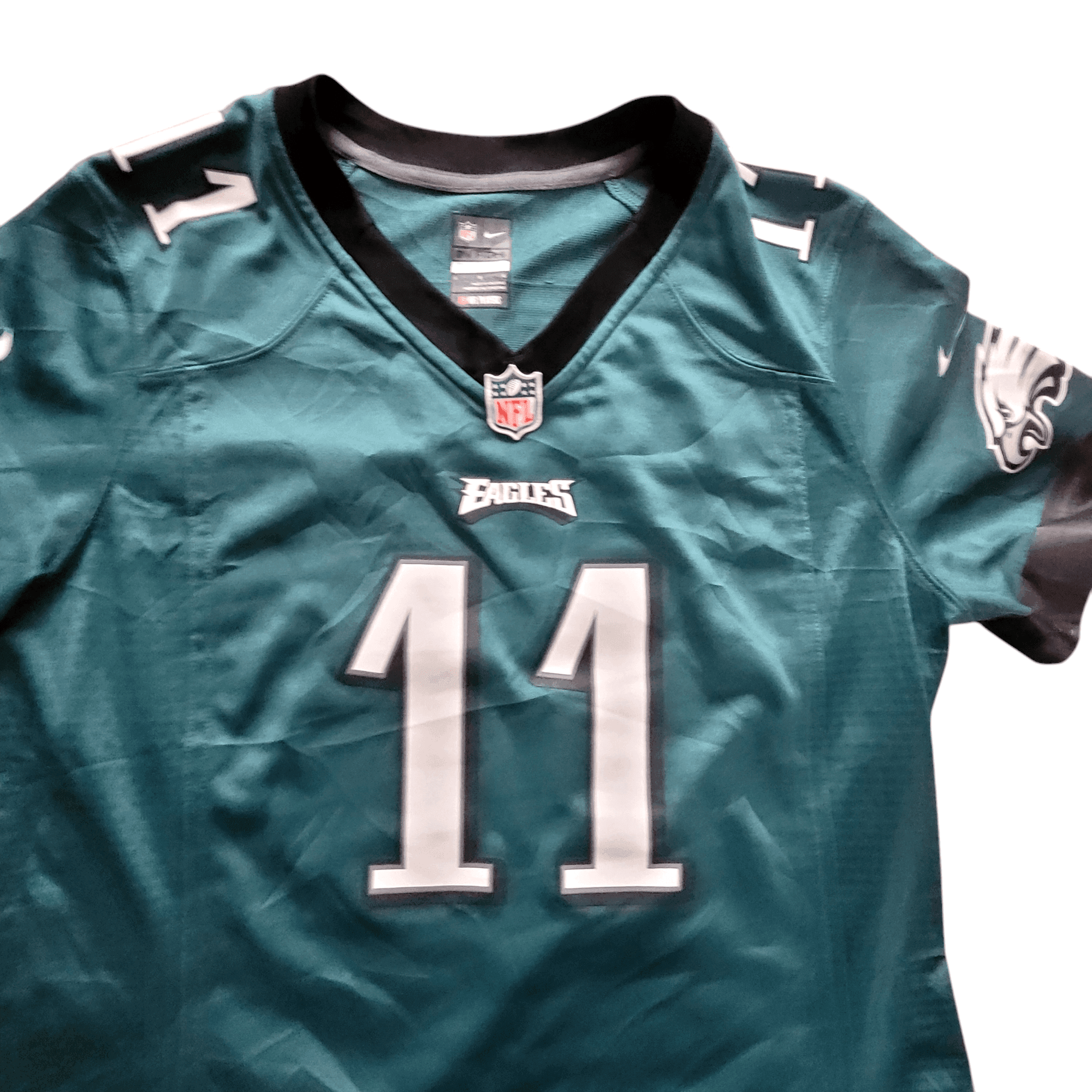 Philadelphia Eagles Women's Jersey - Wentz 11 - Size Large - USASTARFASHION