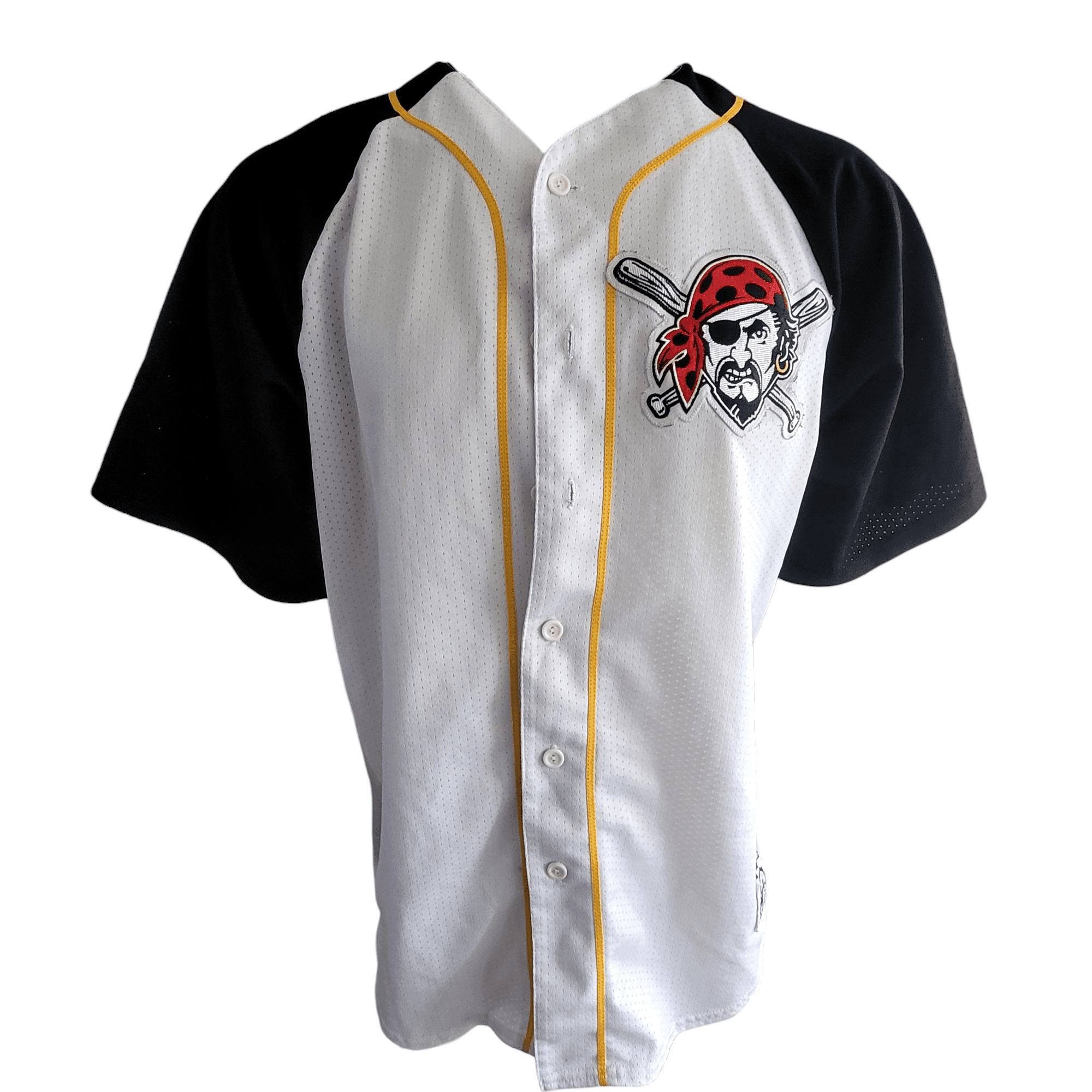Pittsburgh Pirates Button - Up Jersey - Size Large - USASTARFASHION
