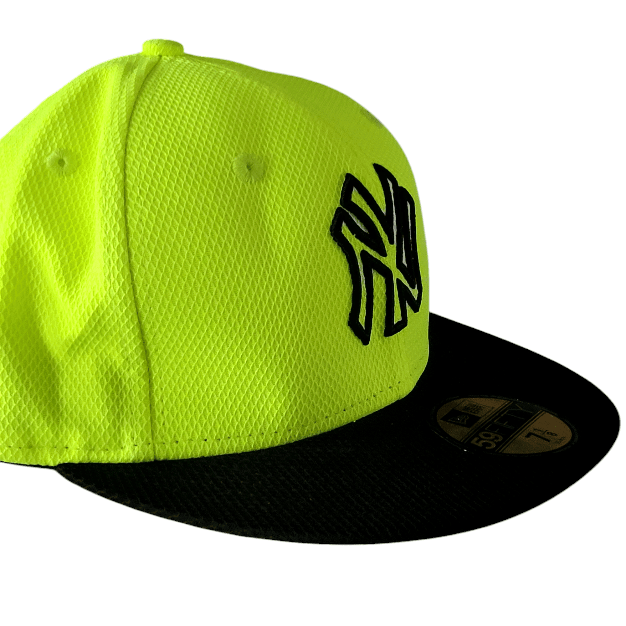 New Era 59FIFTY Neon Yellow MLB Fitted Cap (7 1/8) - USASTARFASHION