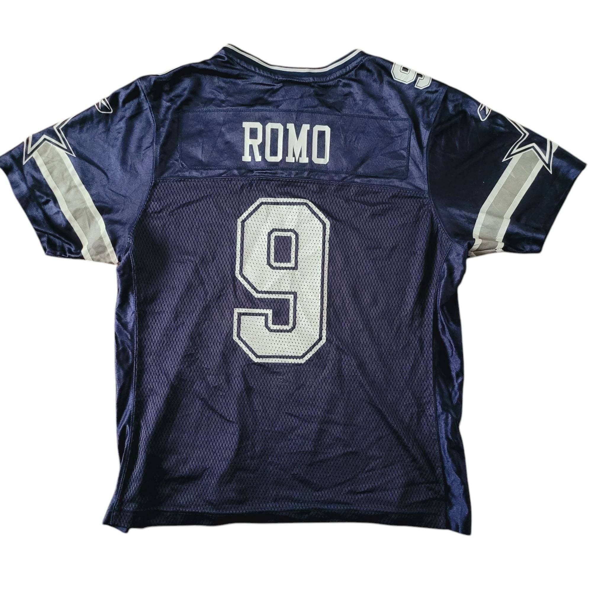 Reebok Dallas Cowboys Tony Romo Jersey (Youth Size L, Grade A) - USASTARFASHION