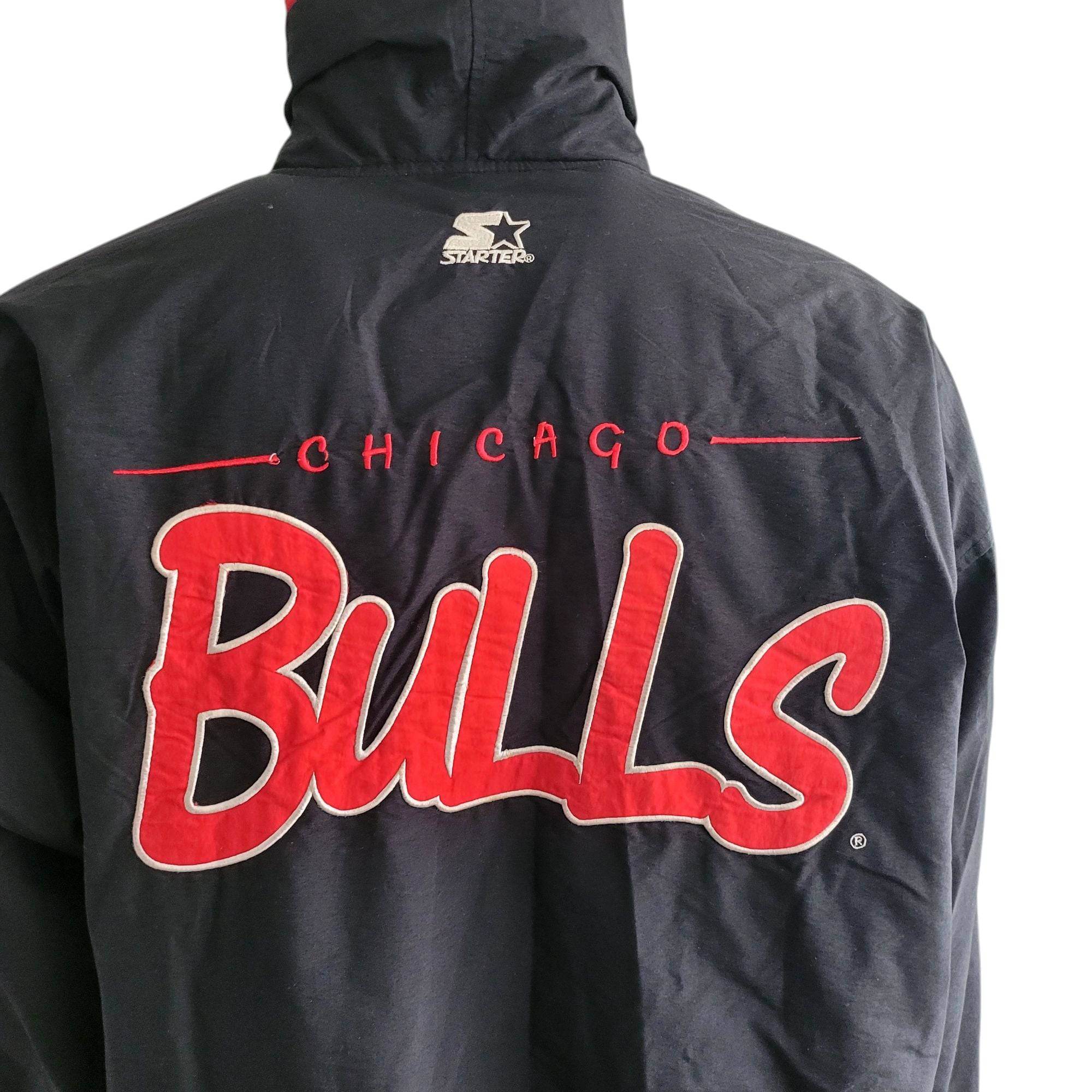 Vintage Chicago Bulls Starter Jacket - Size L - USASTARFASHION