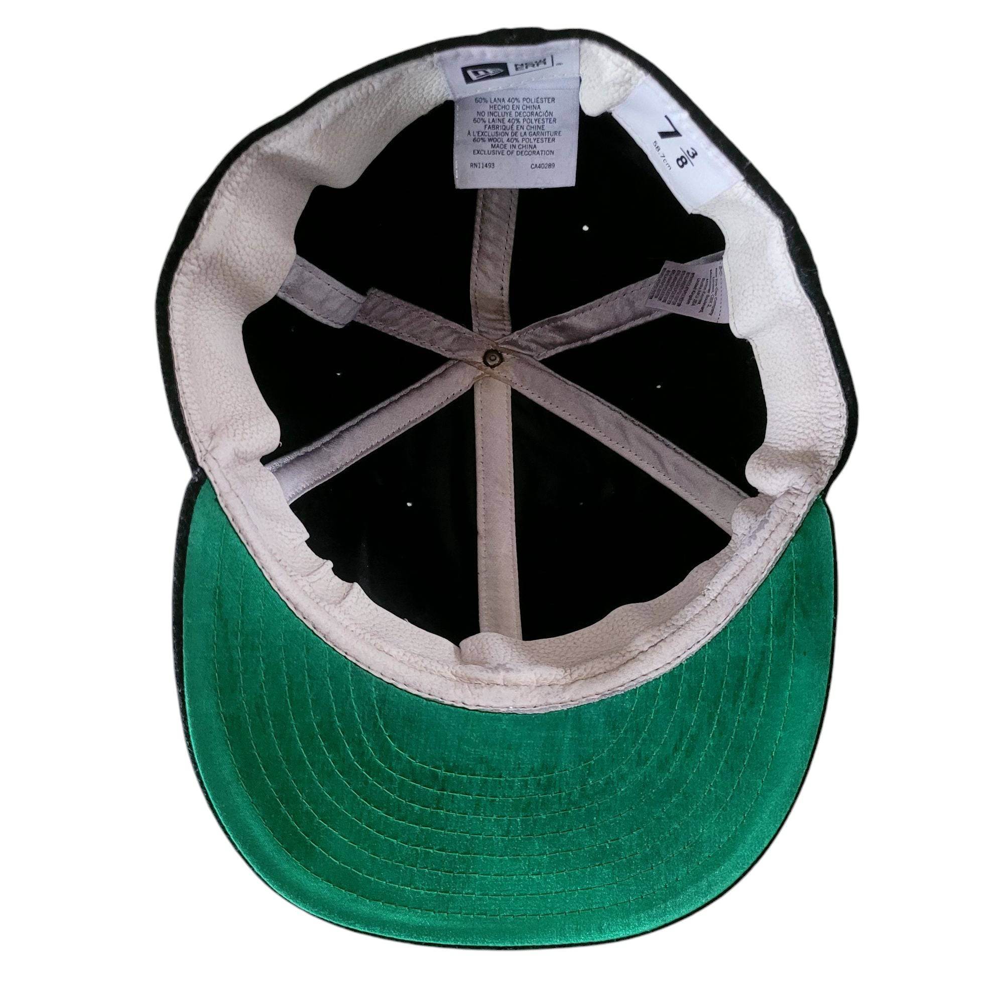 New Era 59FIFTY Black Wool Fitted Hat 7 3/8 - USASTARFASHION