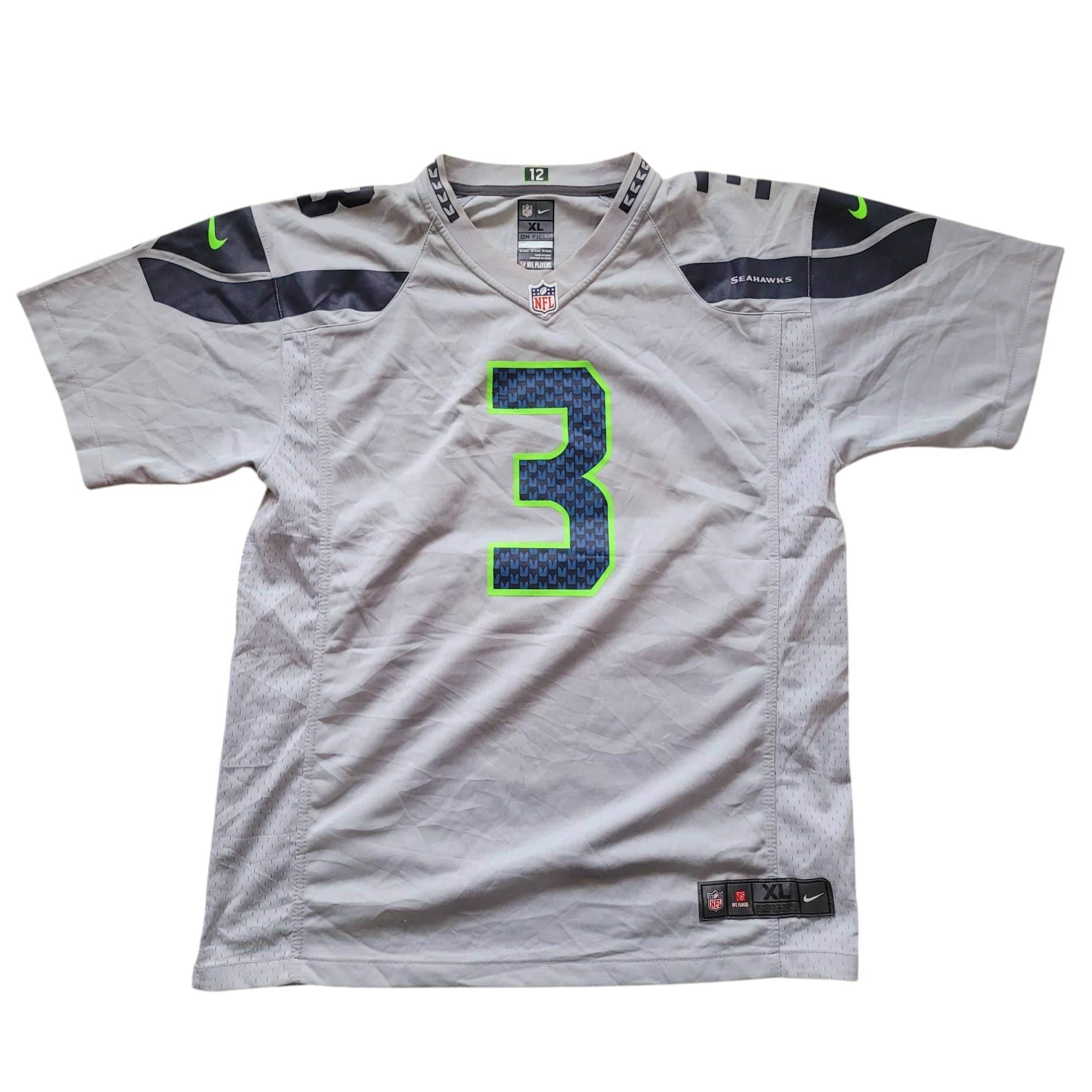 Nike NFL Seattle Seahawks Russell Wilson Jersey Youth XL - USASTARFASHION
