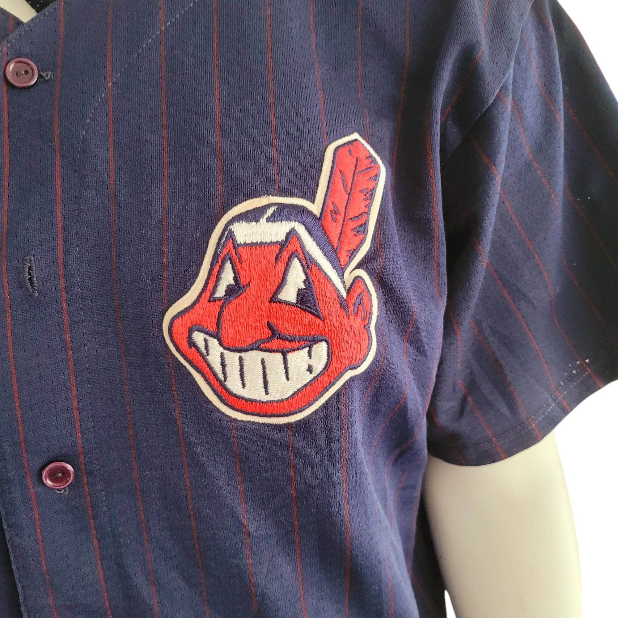 Vintage Majestic Cleveland Indians MLB Jersey XL - USASTARFASHION