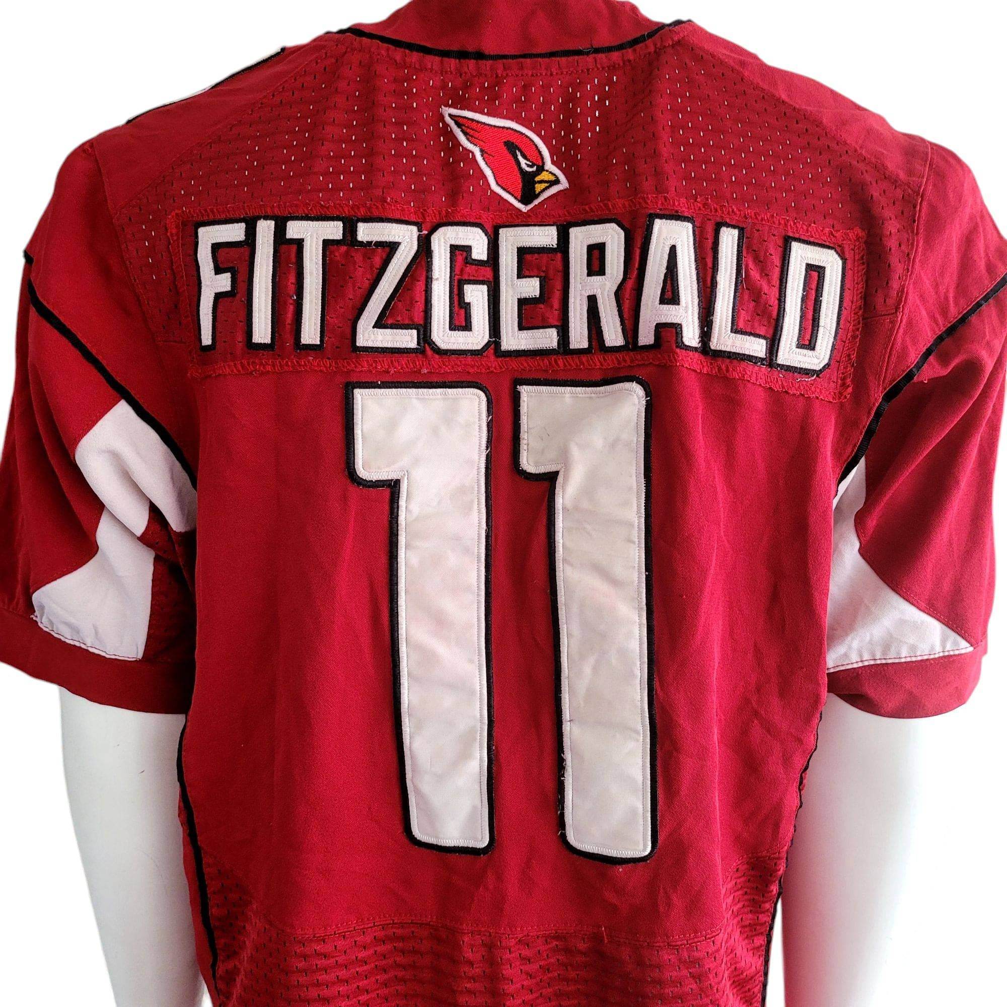 Nike Arizona Cardinals Larry Fitzgerald 11 On - Field Jersey (Size 44) - USASTARFASHION