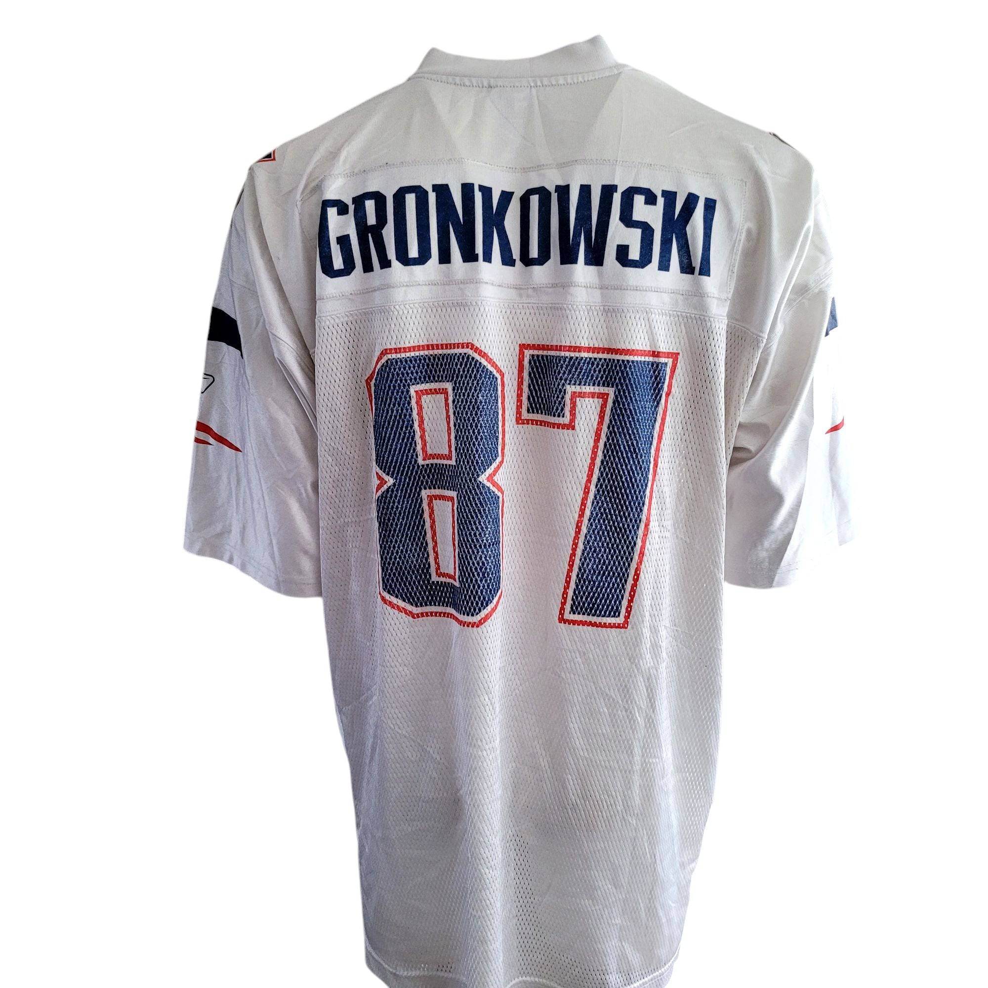 Reebok Rob Gronkowski 87 New England Patriots Jersey - Size 2XL - USASTARFASHION