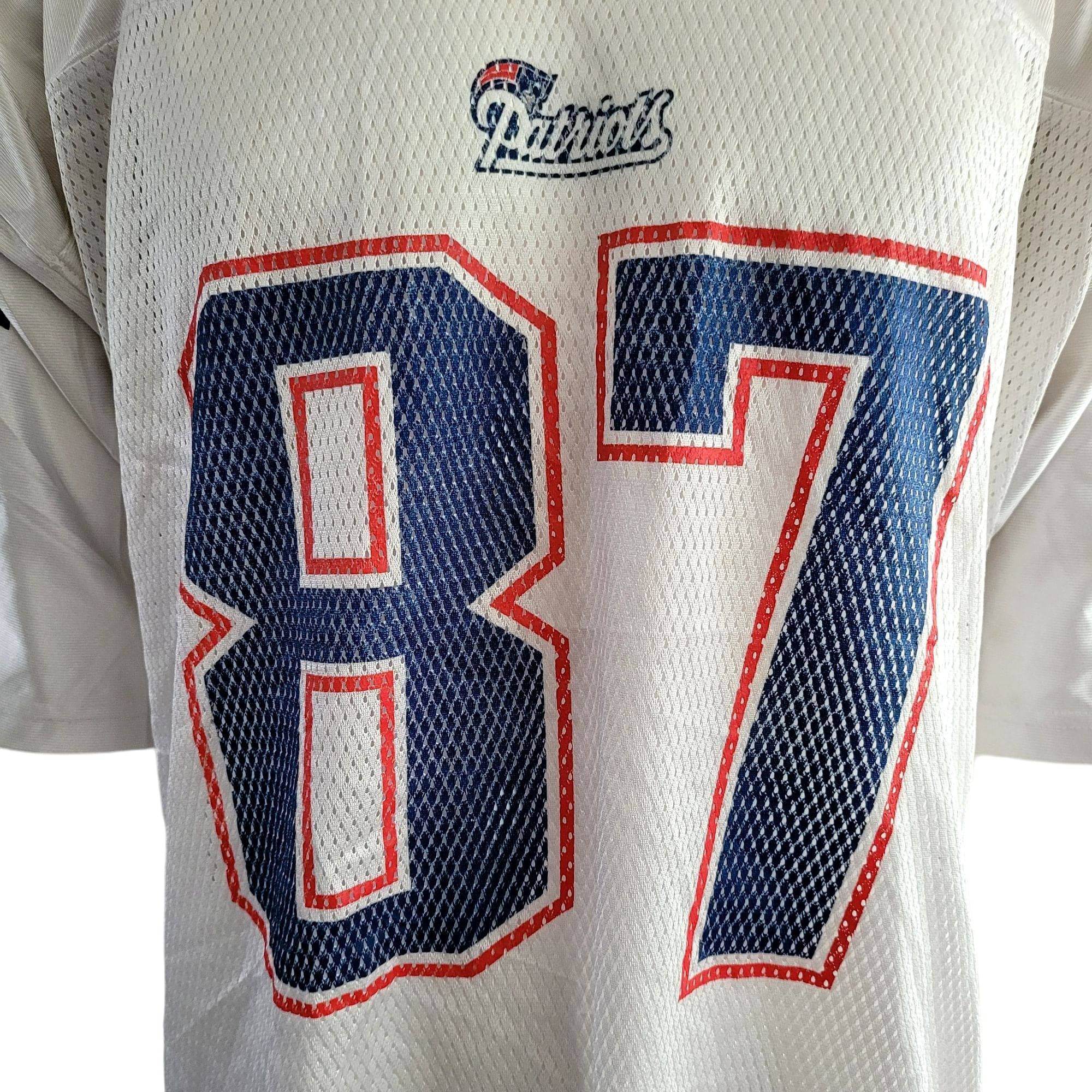 Reebok Rob Gronkowski 87 New England Patriots Jersey - Size 2XL - USASTARFASHION