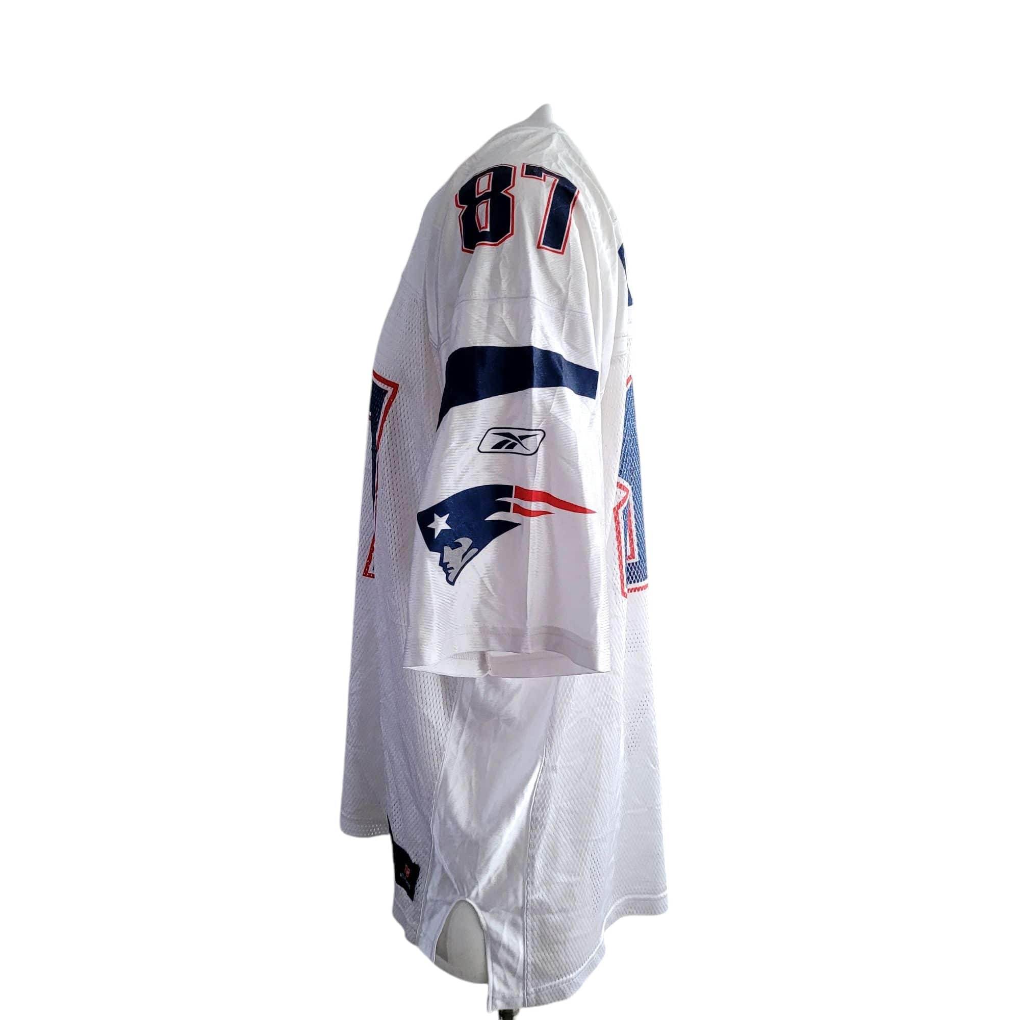 Reebok Rob Gronkowski 87 New England Patriots Jersey - Size 2XL - USASTARFASHION