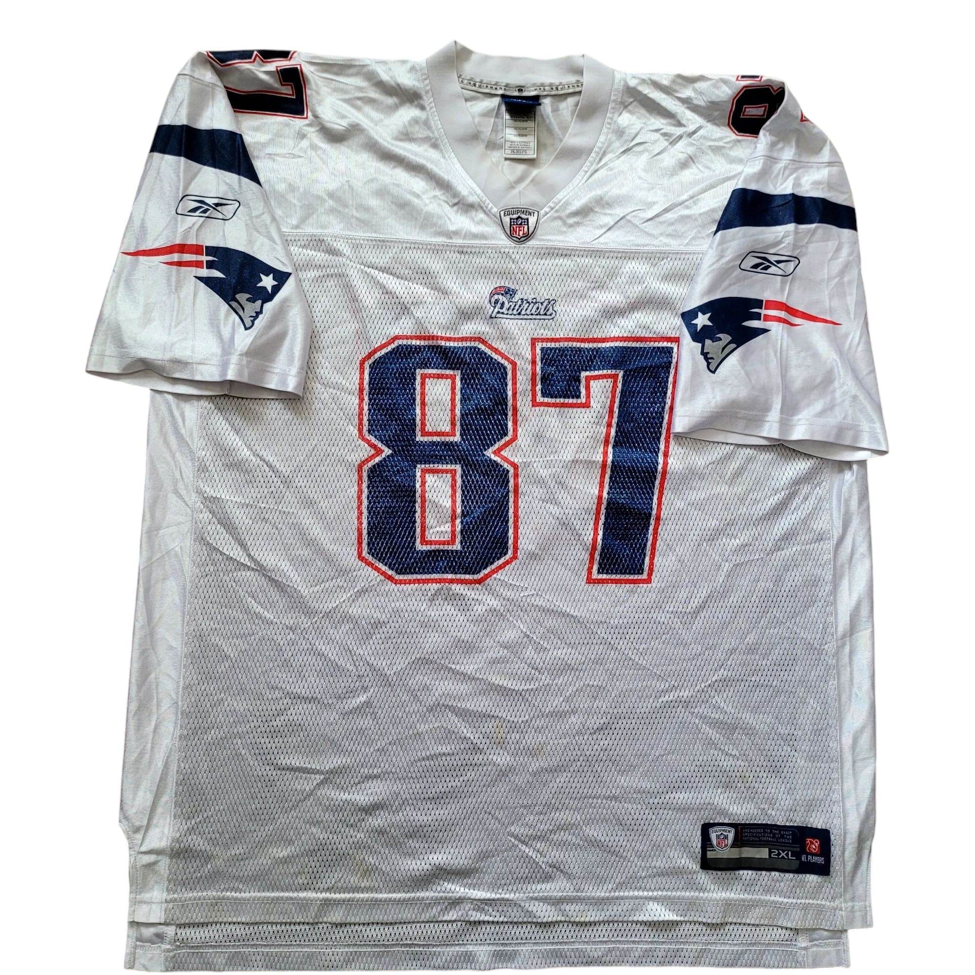 Reebok Rob Gronkowski 87 New England Patriots Jersey - Size 2XL - USASTARFASHION