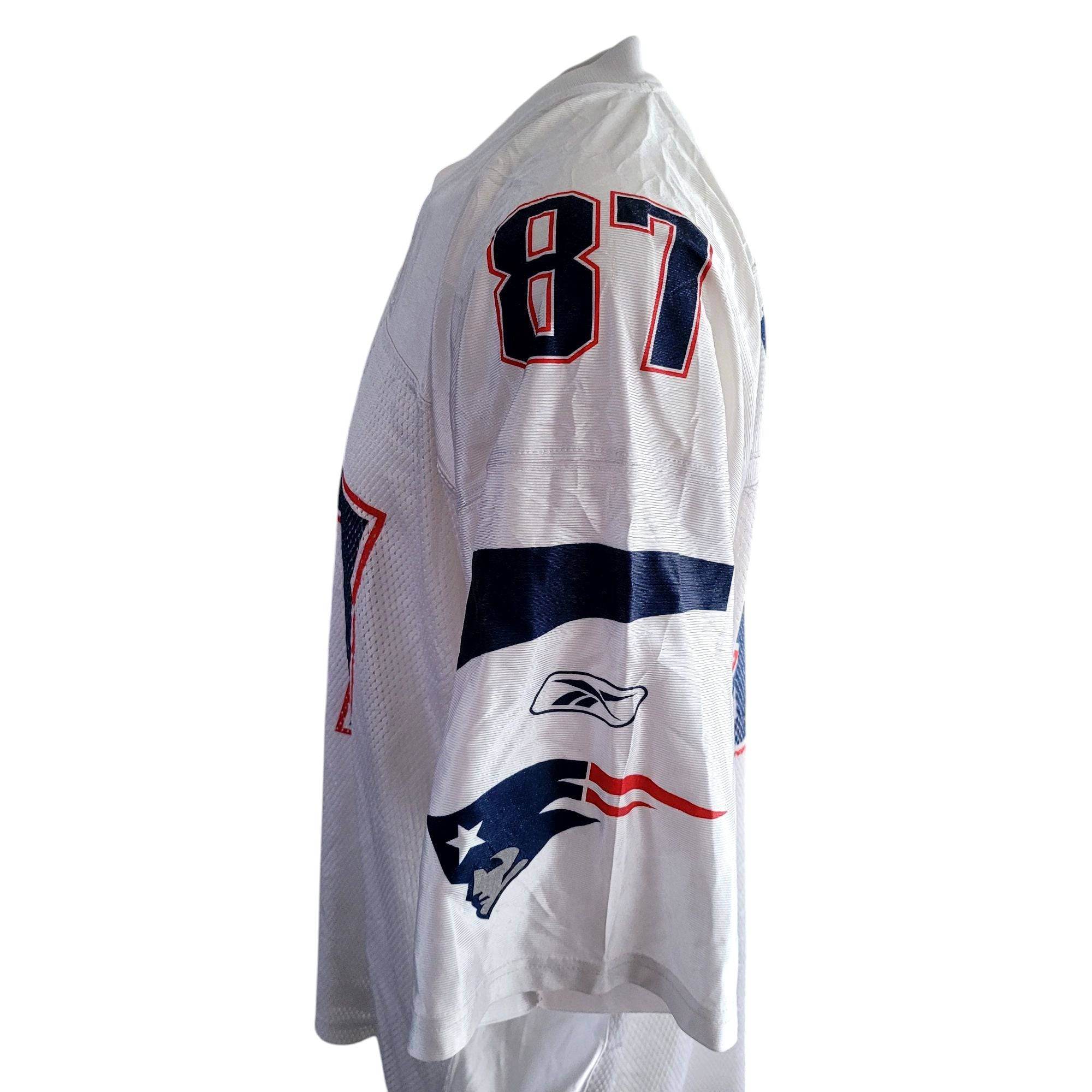 Reebok Rob Gronkowski 87 New England Patriots Jersey - Size 2XL - USASTARFASHION