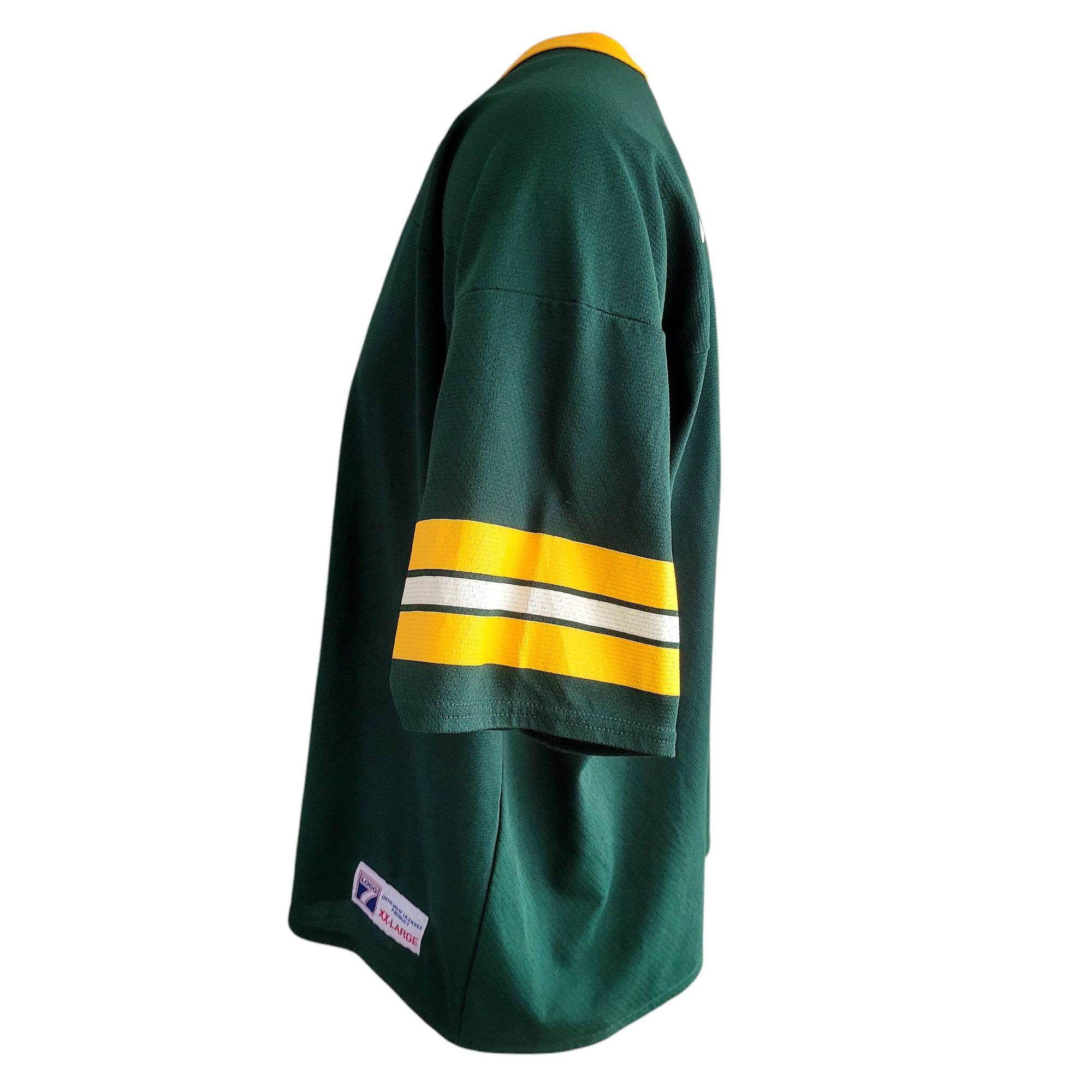 Vintage Logo 7 Brett Favre Green Bay Packers Jersey - XXL - USASTARFASHION