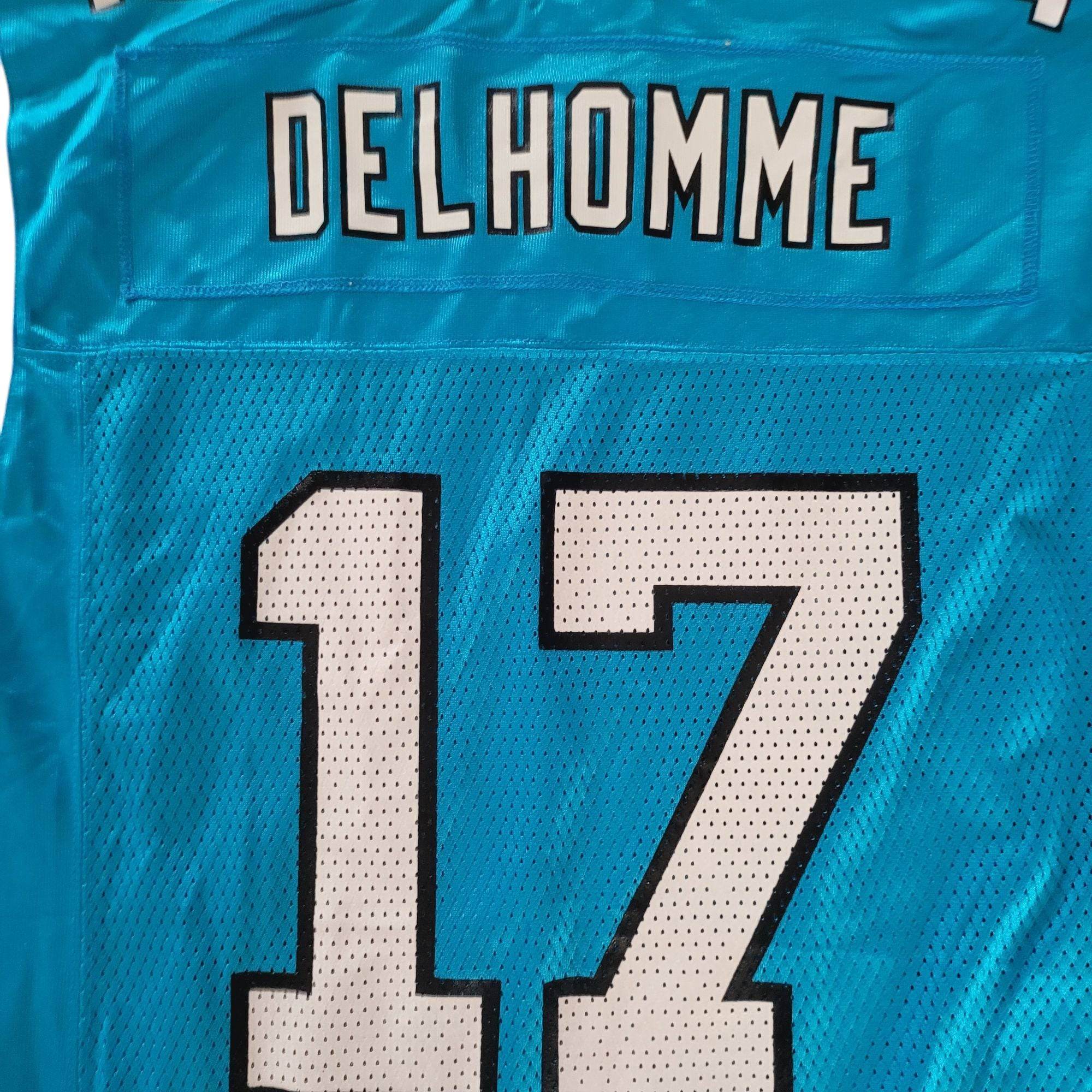 Reebok Jake Delhomme Carolina Panthers Jersey - Blue Size M Medium (10 - 12) - USASTARFASHION