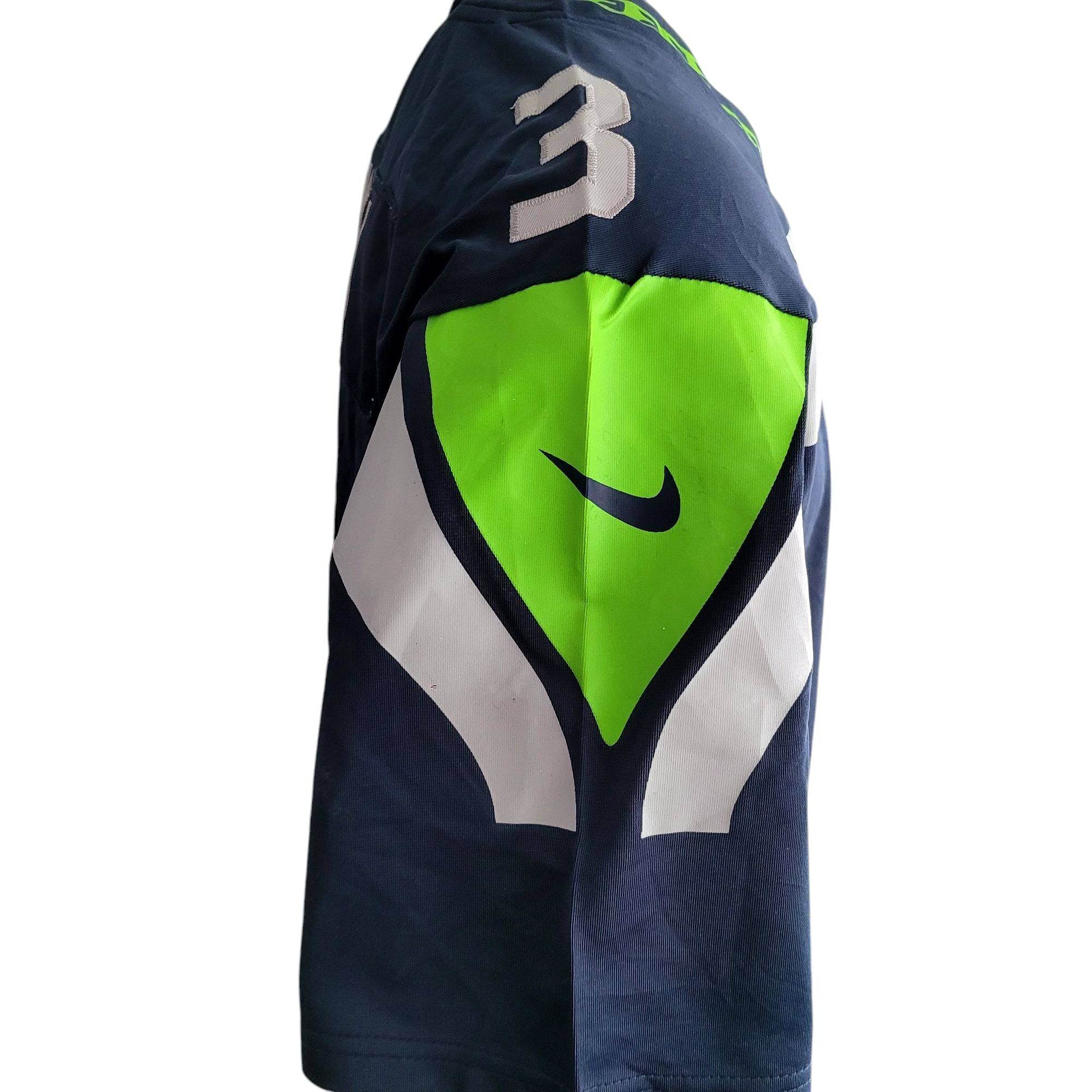 Nike Russell Wilson Seattle Seahawks On Field Jersey - Size L Large - USASTARFASHION