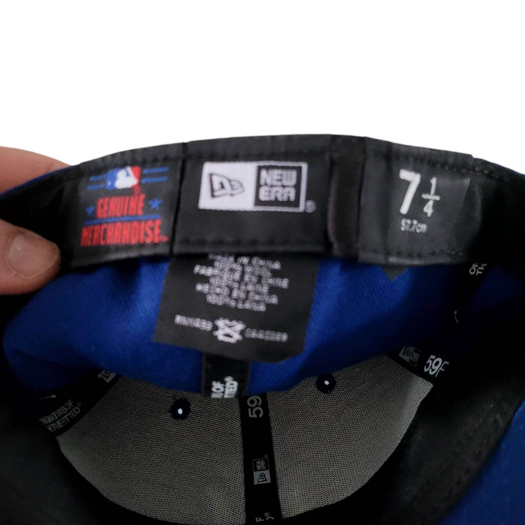 New York Yankees Royal Blue 59FIFTY Fitted Hat - Size 7 1/4 - USASTARFASHION